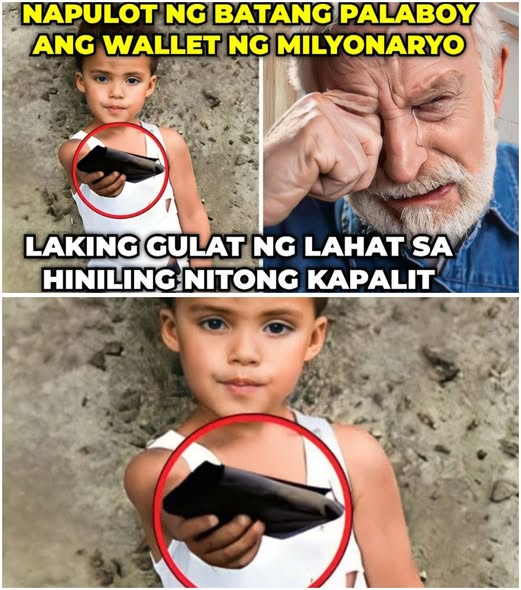 Batang Palaboy Nakapulot ng Wallet ng Milyonaryo—Isang Desisyon ang Tuluyang Nagbago ng Buhay