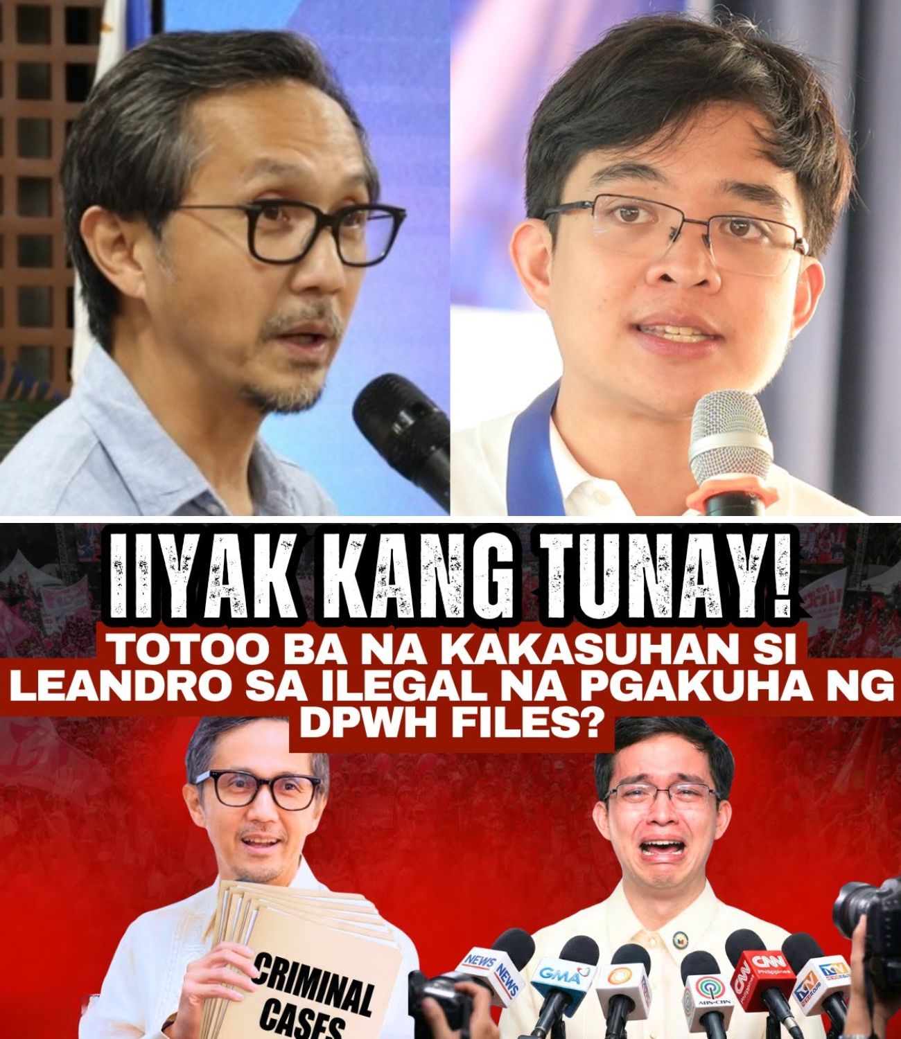 IIYAK KANG TUNAY! Totoo ba na KAKASUHAN si Leandro Leviste sa ILEGAL na pgakuha ng DPWH Files?