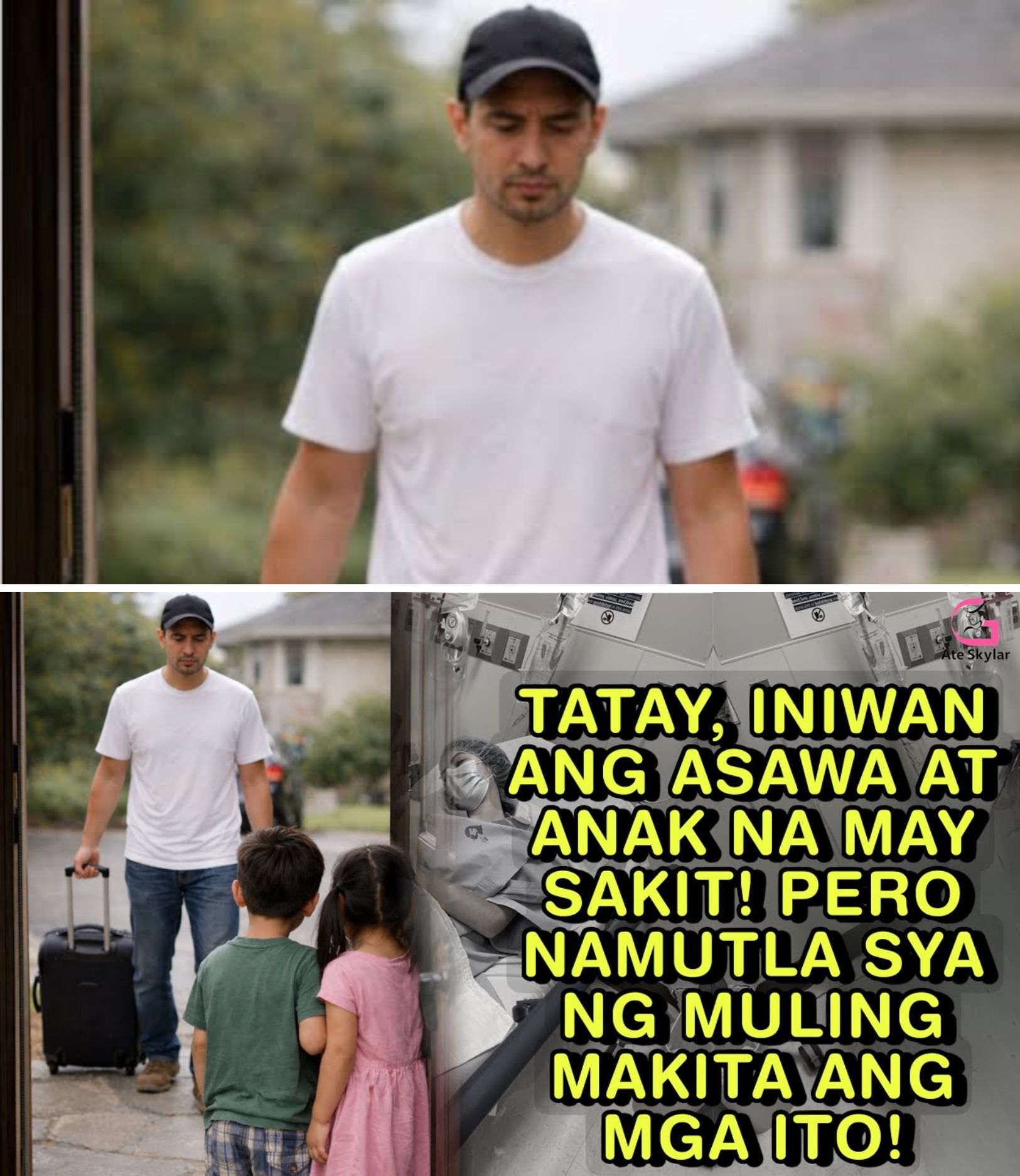 TATAY, INIWAN ANG ASAWA AT ANAK NA MAY SAKIT! PERO NAMUTLA SYA NG MULING MAKITA ANG MGA ITO!