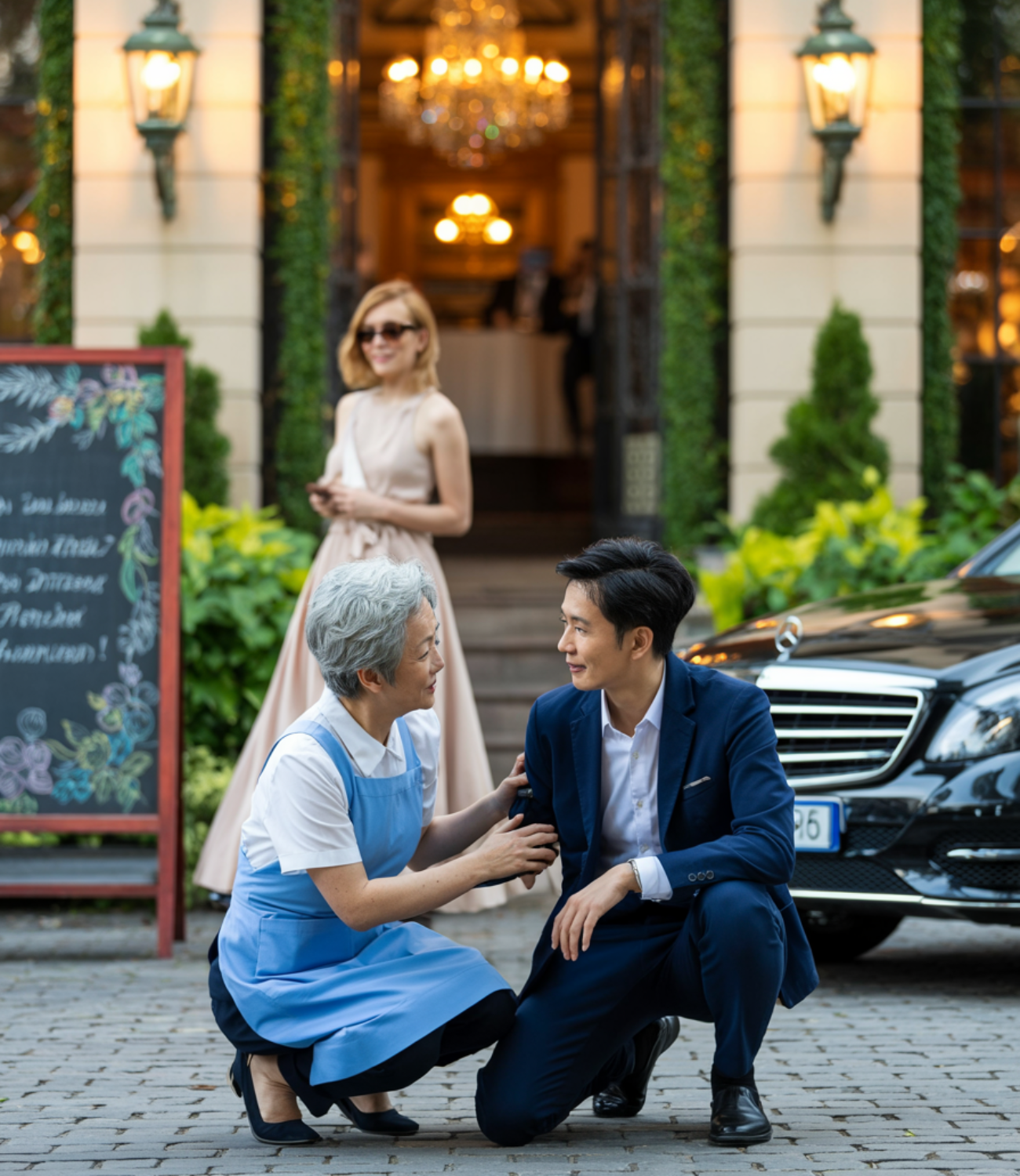 Pinaghintay sa Labas ang Katulong Habang Kumakain ang Amo—Pero Nagbago ang Lahat Nang Lumabas ang May-ari ng Restaurant