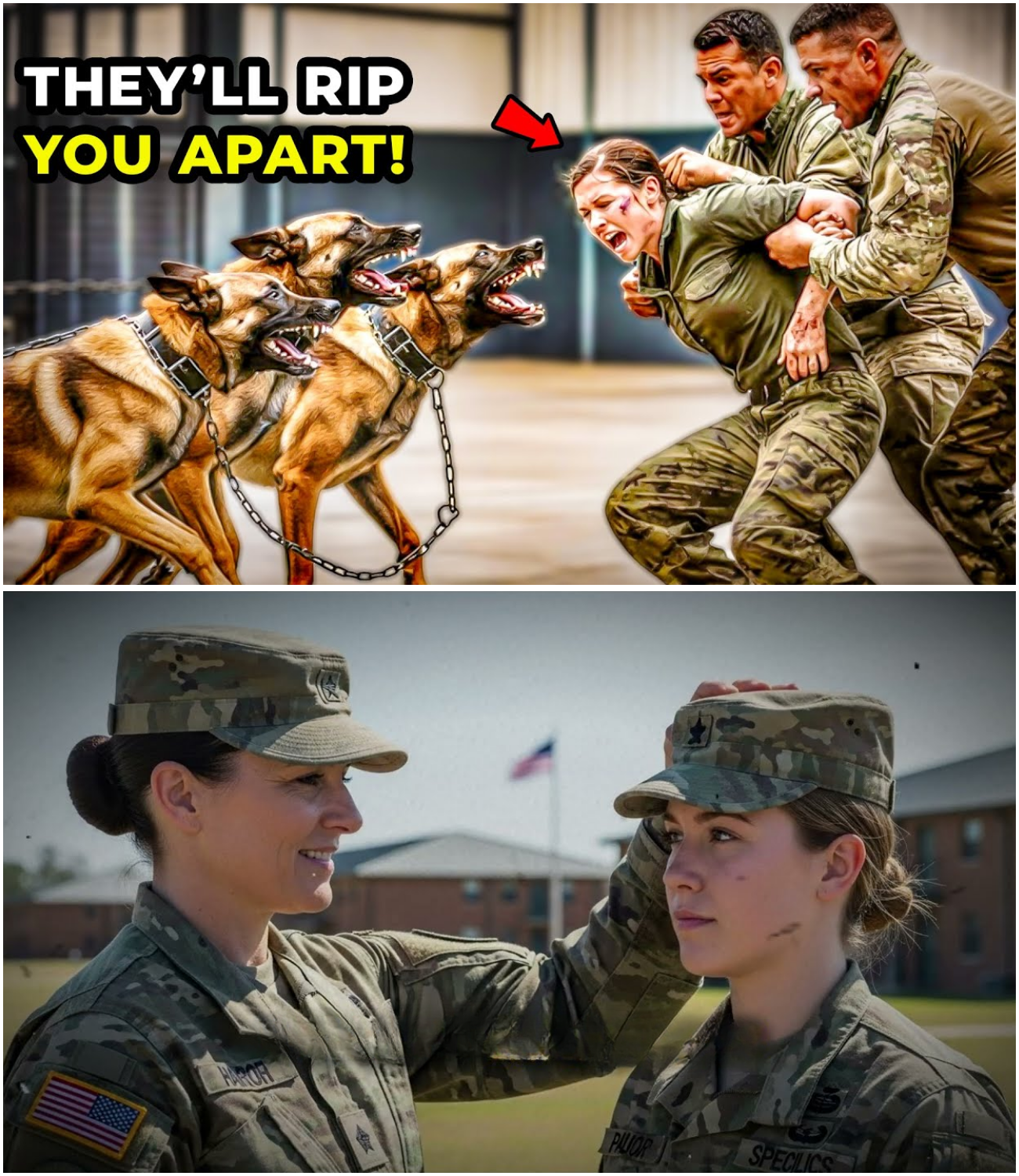 “Ipira-piraso Siya!” Itinapon Siya sa Harap ng Gutom na K9—Hanggang Isang Navy SEAL ang Tumindig