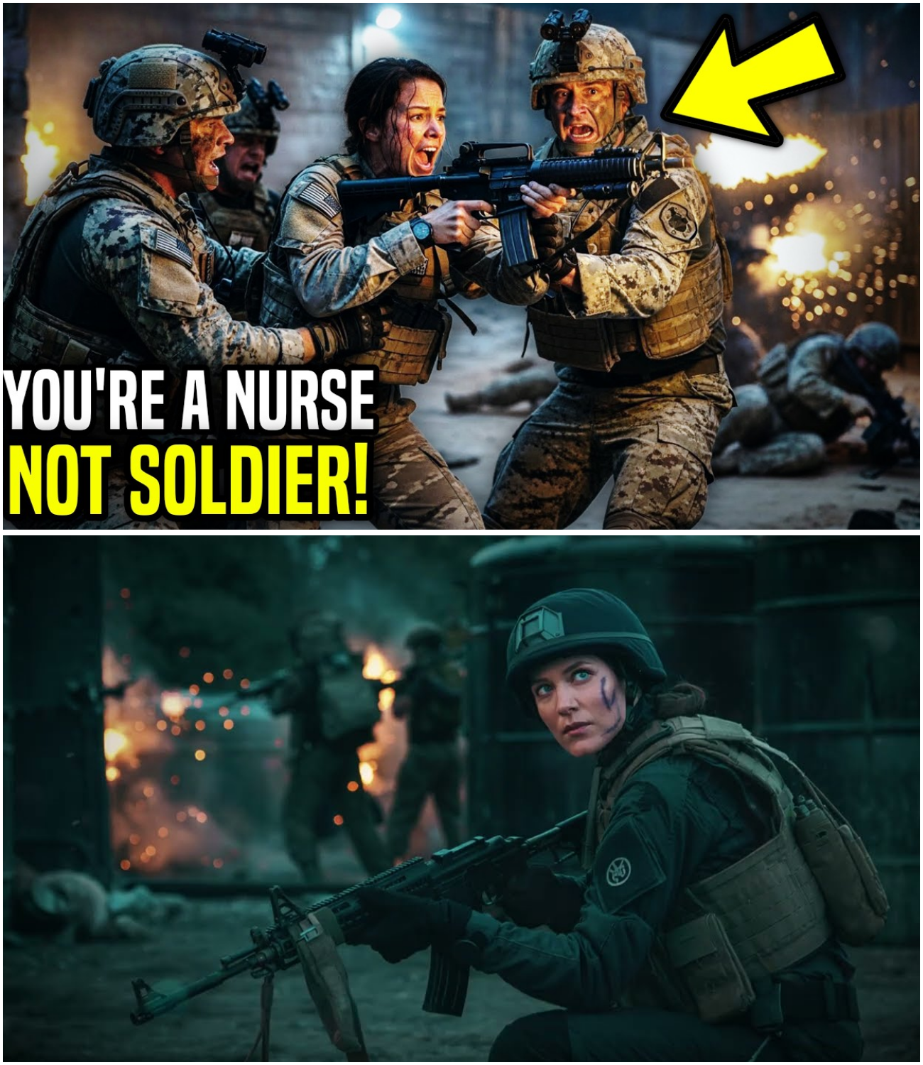 “Isa Lang Siyang Nurse”—Tinulak Siya ng mga SEAL sa Likod ng Cover, Pero Nang Hawakan Niya ang Baril, Nagbago ang Laban