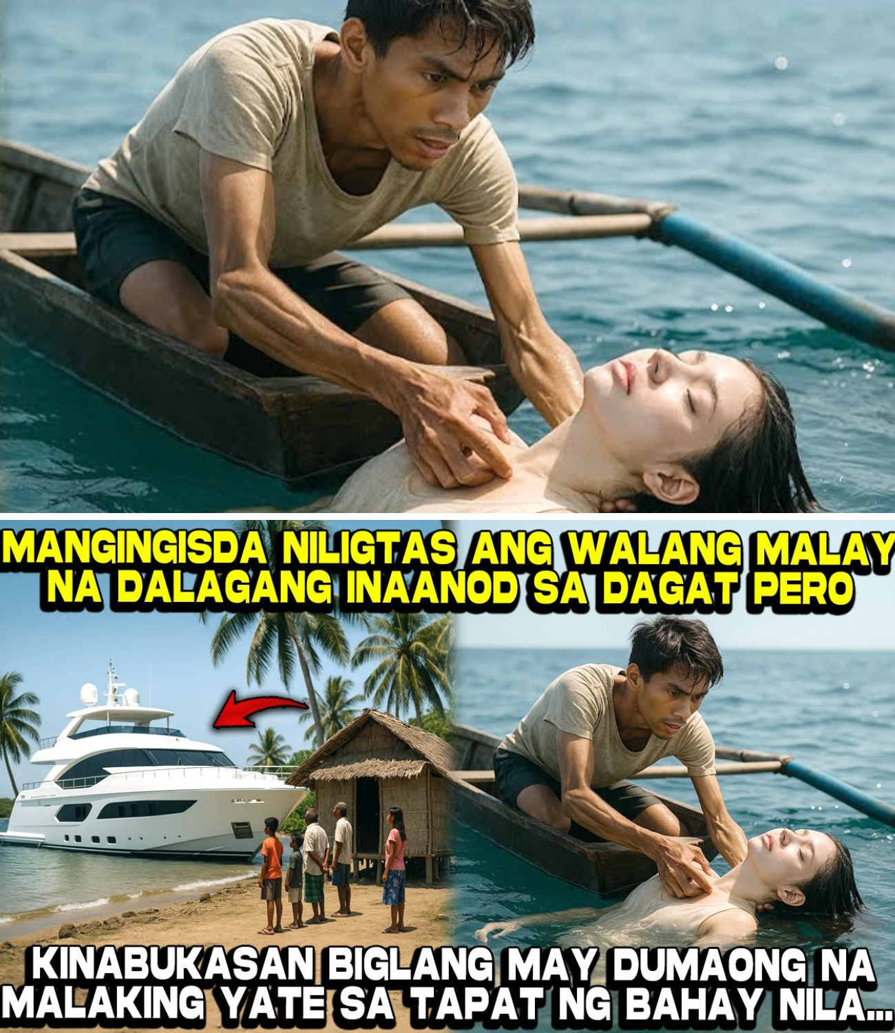 Tinapon Siya ng Dagat na Parang Basura, Pero Pinulot Siya ng Mangingisda na Parang Ginto