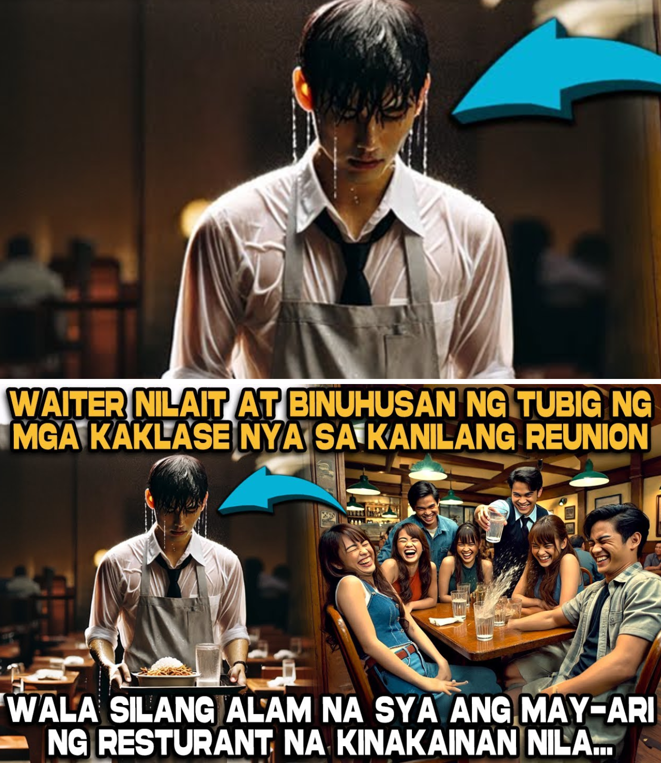 “More Wine, Garbage Boy!” Sigaw Niya sa Waiter. Hindi Niya Alam, ang ‘Waiter’ na Inaalipusta Niya ang May-ari ng Lupaing Tinatapakan Niya