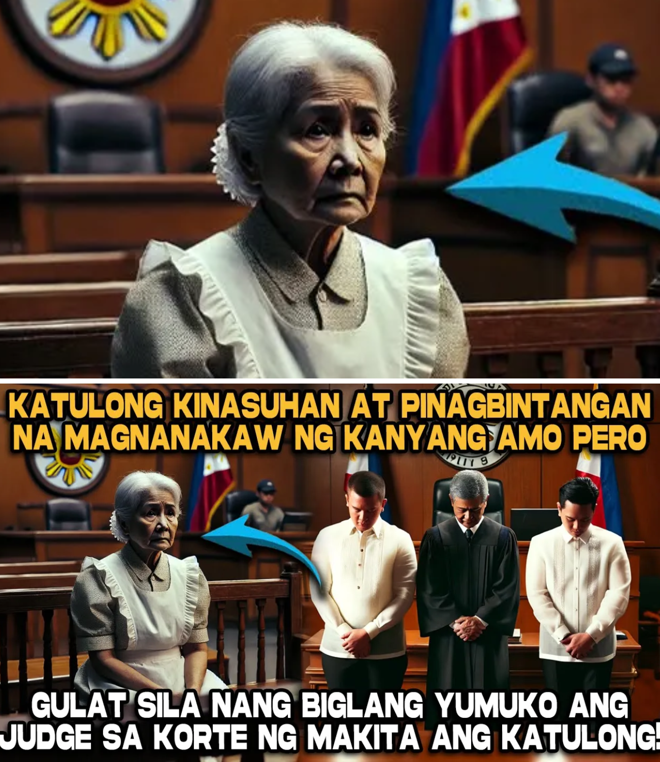 “Ikaw ang Magnanakaw!” Sigaw ng Amo Niya. Pero Nang Makita Siya ng Hukom, Bumaba Ito at Niyakap ang Akusado