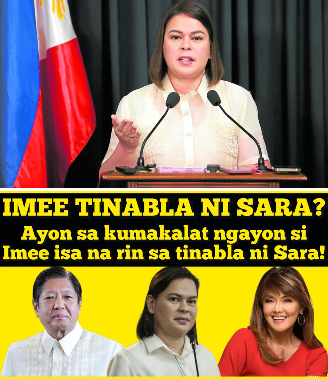 SABOG ANG BOMBA NG 2026: Sara Duterte ‘Tinabla’ na si Imee Marcos, P2.5B DPWH Leaks at Plunder Case Bumulaga!