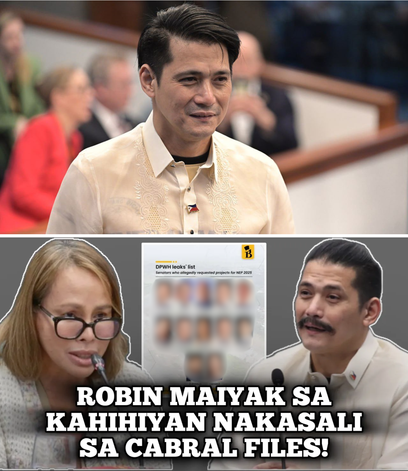 BAHAY BUWAYA, GINIBA NG SARILING LUHA: Robin Padilla, Wasak ang Puso Matapos Masangkot sa ‘Cabral Files’ Scandal at DPWH Leaks!