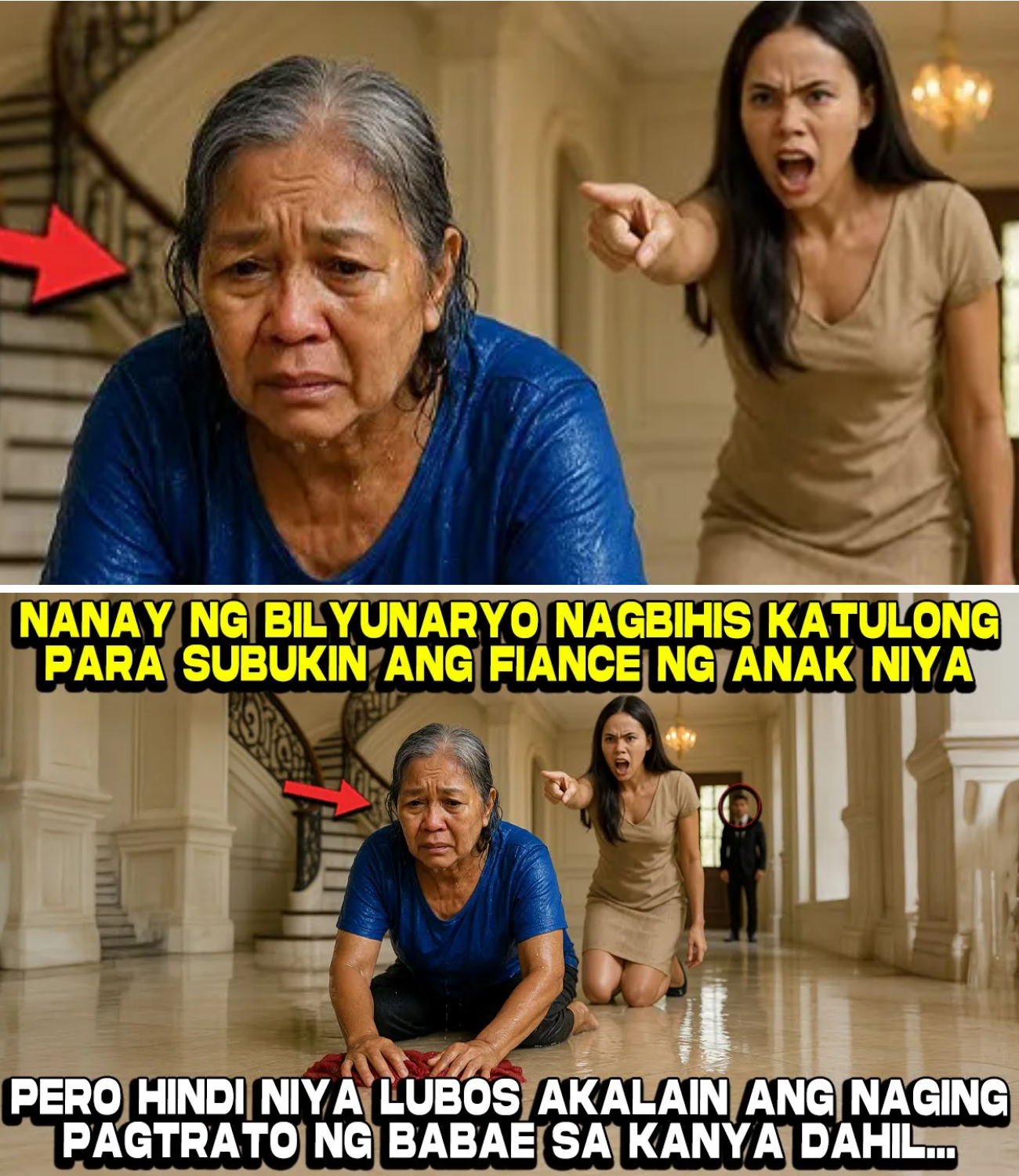 ANG BILYONARYONG NAGPANGGAP NA KATULONG: Ang Pagbagsak ng Isang Mapagmataas na Manugang at ang Lihim sa Loob ng Mansyon