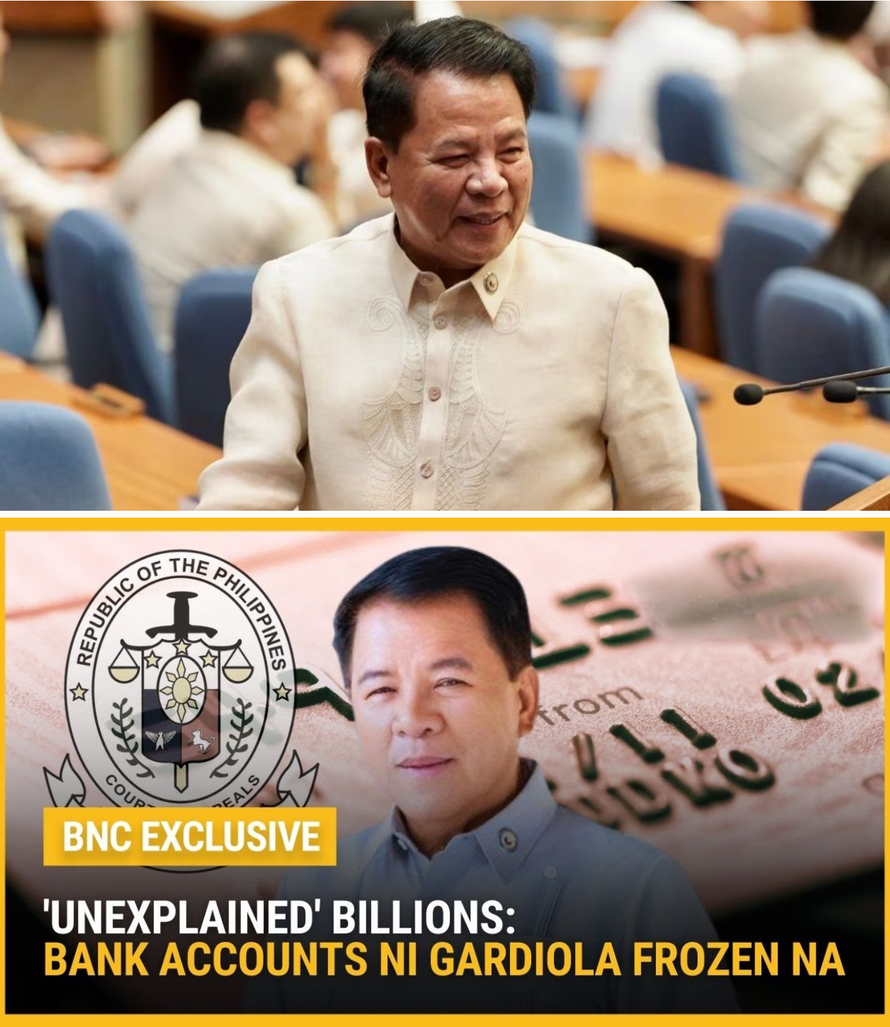 Guhong Imperyo: Court of Appeals Ipinag-utos ang Pag-freeze sa Mahigit 1,000 Bank Accounts ni Cong-tractor Edwin Gardiola sa Gitna ng Bilyun-bilyong Pisong Maanomalyang Kontrata