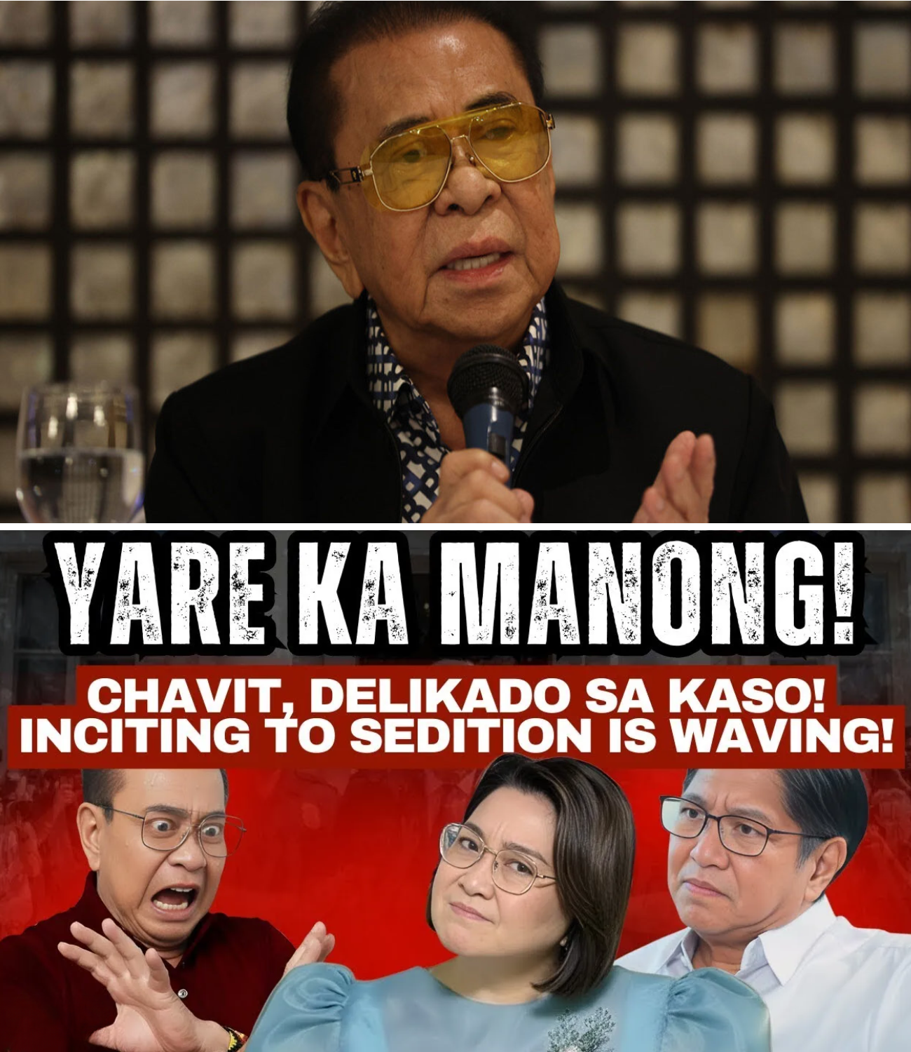 Sa Bingit ng Sedisyon: Chavit Singson, Nahaharap sa Posibleng Kaso Matapos ang Kontrobersyal na Liham sa AFP at Panawagan para sa Malawakang Rally