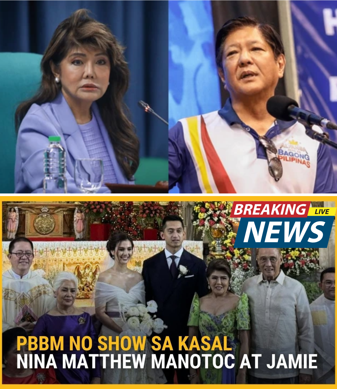 Lamat sa Pamilya o Conflict of Schedule? Ang Misteryo ng Hindi Pagdalo ni PBBM sa Marangyang Kasal nina Gov. Matthew Manotoc at Jamie Herell sa Cebu