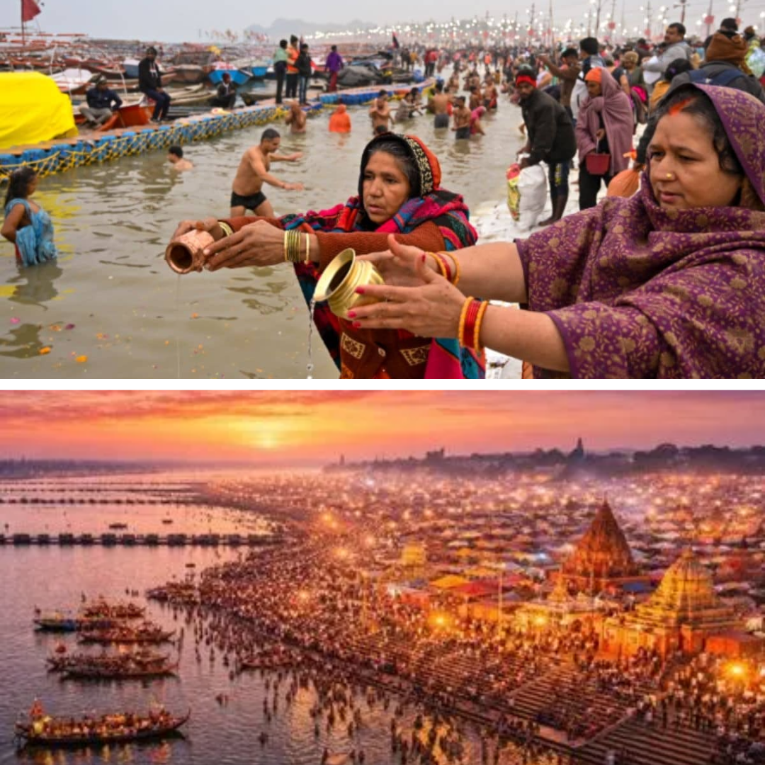 Foreign Woman Sadhu Arrives at Prayagraj Magh Mela 2026, Devotees Left Stunned