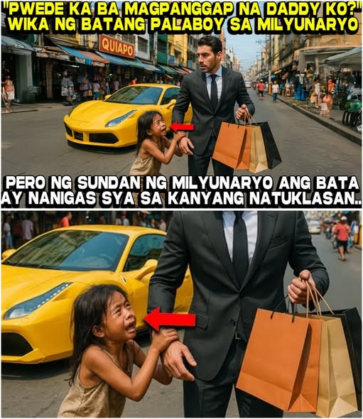 Batang Palaboy, Biglang Yumakap sa Milyonaryo at Sumigaw ng “Daddy!”—Ang Sumunod na Katotohanan ay Yumanig sa Lahat