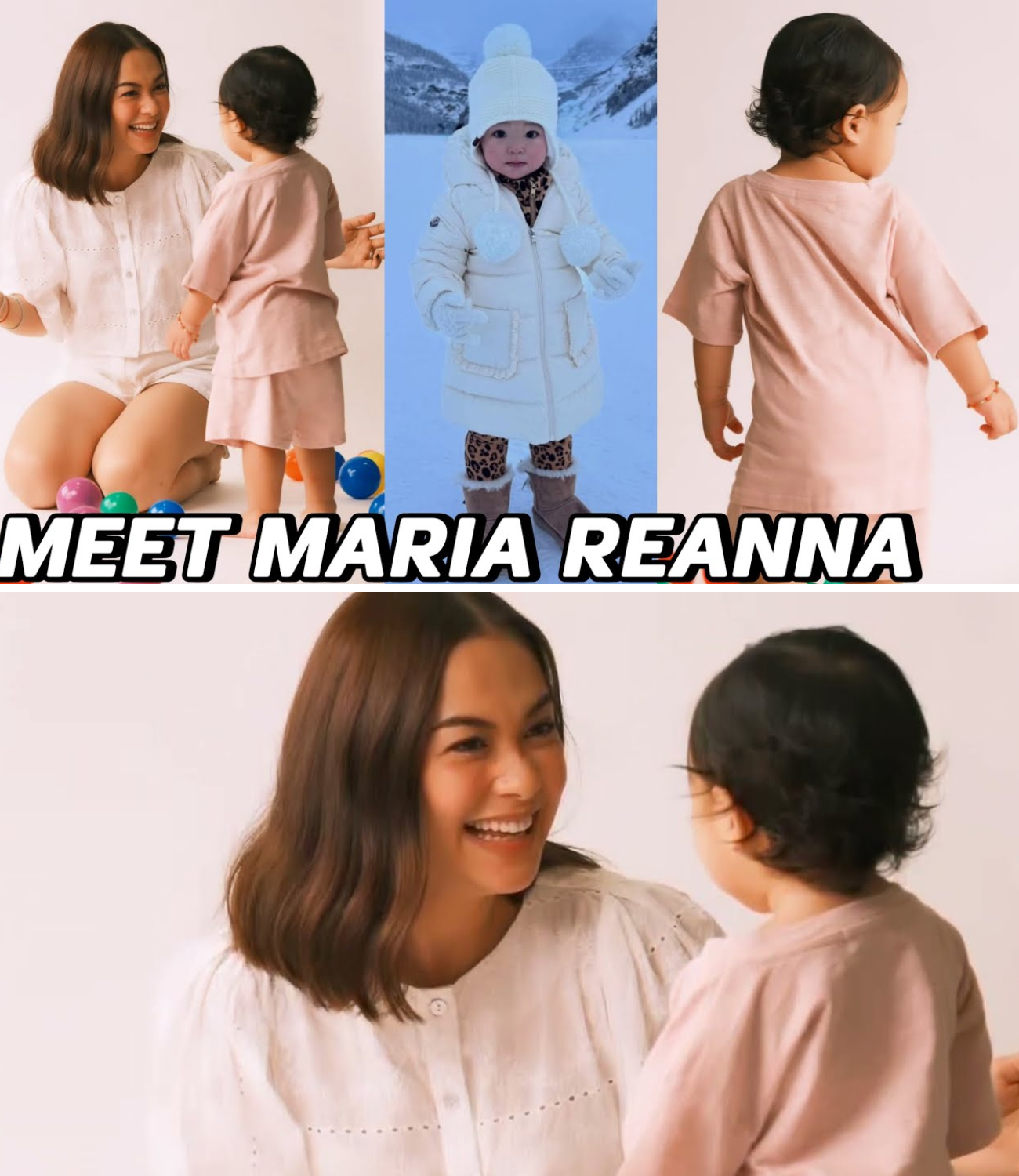 Sa Wakas Baby Maria Reanna Ipinakilala Na Ang Mukha ng Unang Anghel nina Maja Salvador at Rambo Nuñez