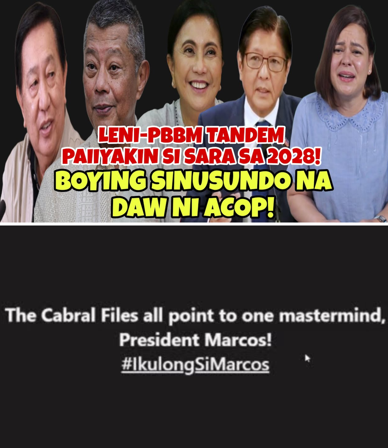 Ang Hindi Inasahang Tambalan: Leni Robredo at Bongbong Marcos sa 2028, Tapos na ba ang Laban para sa mga Duterte?