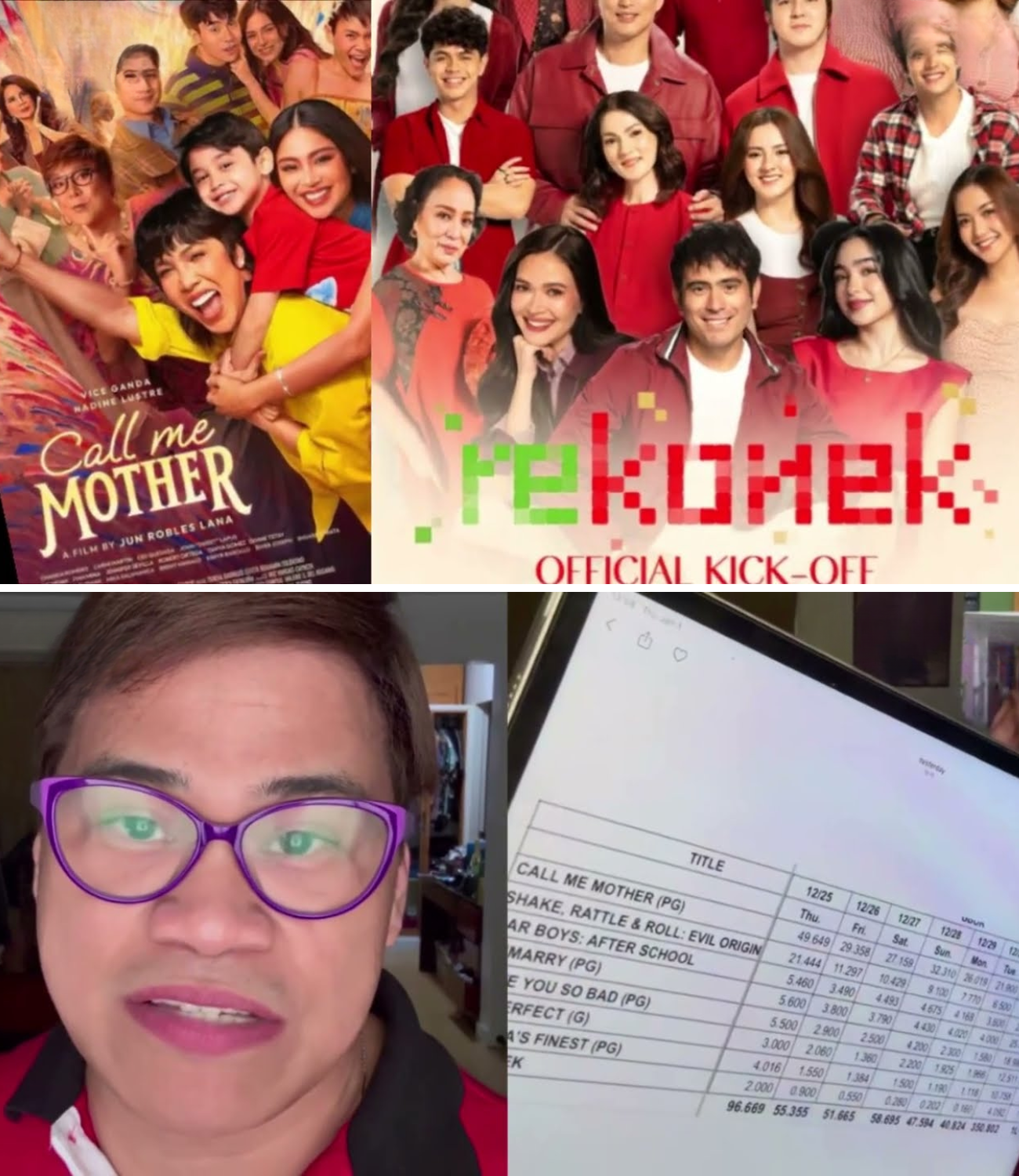Katotohanan sa Likod ng Takilya: Ogie Diaz Inilabas ang Nakagugulat na Resulta ng Kinita ng MMFF 2025 Movies