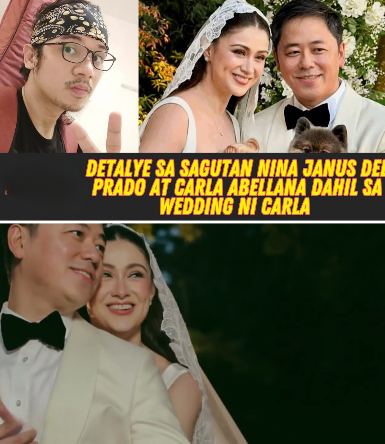 Mula sa Masayang Kasalan Tungo sa Maanghang na Sagutan: Ang Kontrobersyal na Girian nina Janus Del Prado at Carla Abellana na Nagpagulat sa Mundo ng Showbiz
