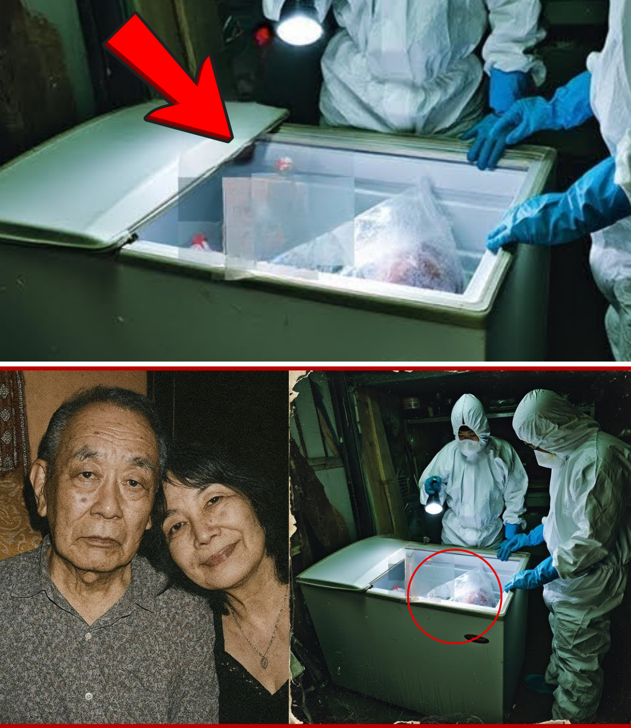 El escalofriante secreto que una pareja de ancianos ocultaba en su congelador: lo que descubrieron las autoridades no tiene explicación