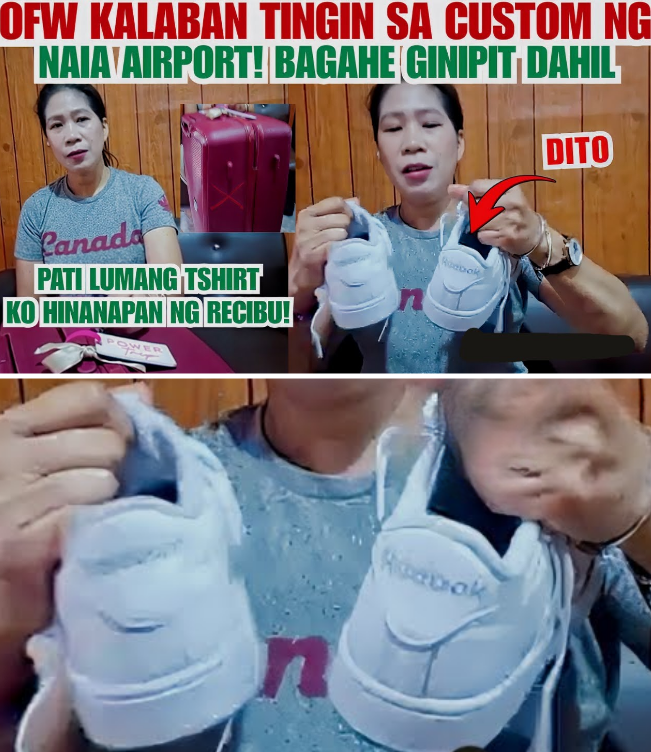 Ang Pait ng Pasalubong: OFW na Ginipit sa Airport dahil sa Sapatos, Dumulog na sa Media