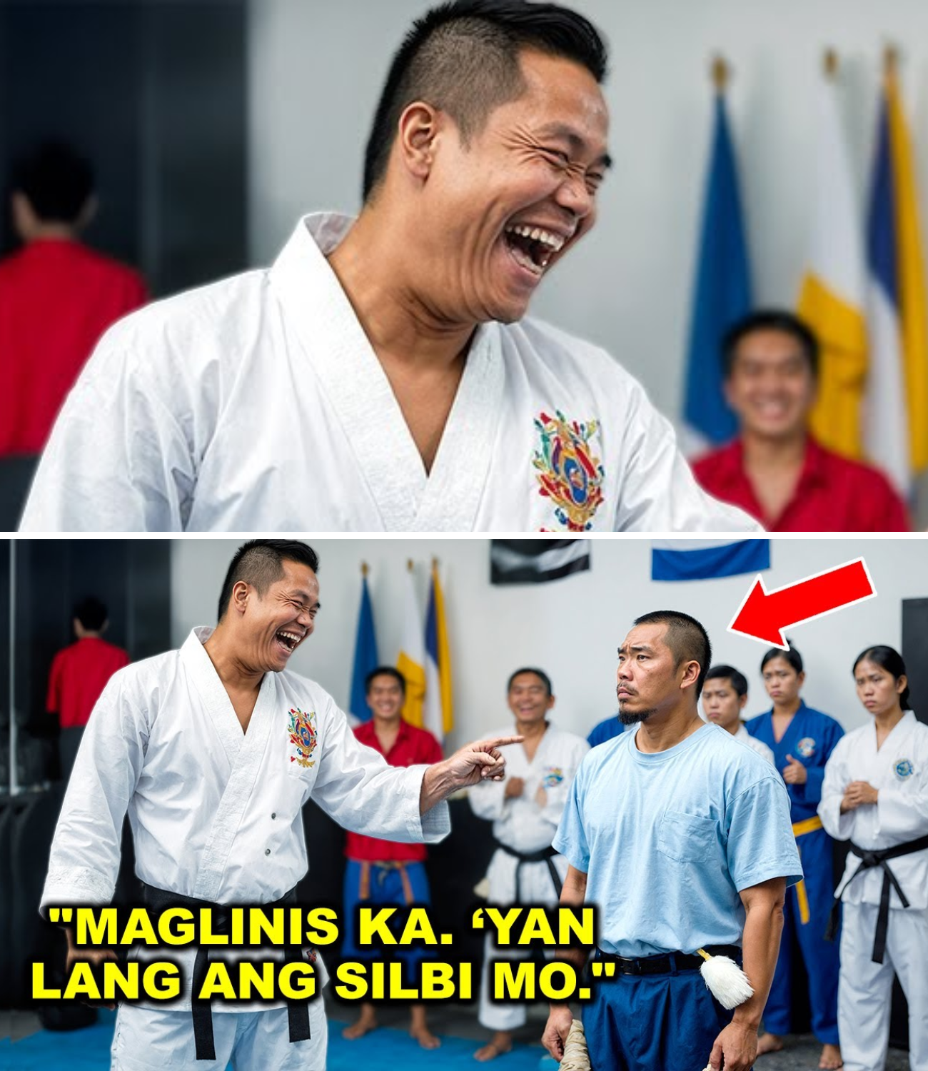 “HINAMON NG BLACK BELT ANG MATANDANG JANITOR: ‘For Fun’ lang daw… Pero Nang Bitawan ng Janitor ang Mop, Buong Dojo ay Natahimik sa Gulat!”