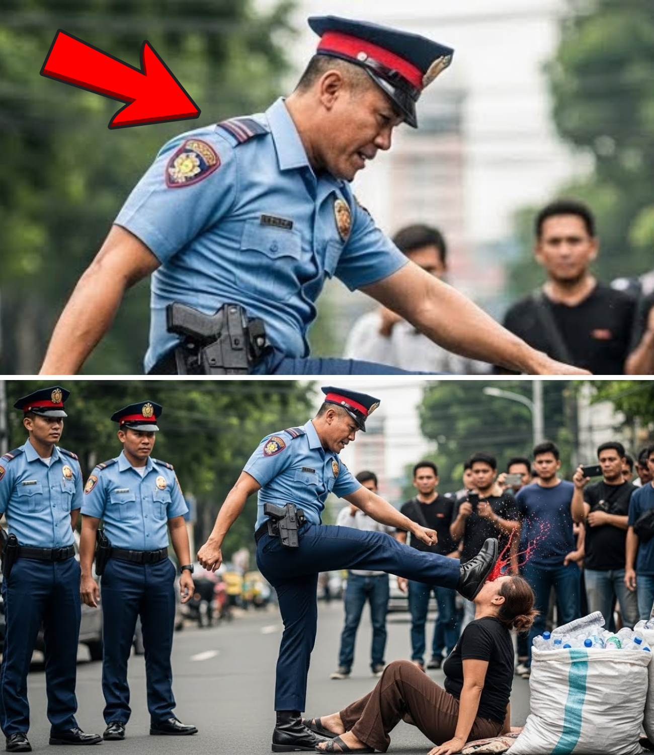 Maling Pulubi ang Kinuyog! Aroganteng Pulis, Tiklop Nang Mabunyag na ‘Intel’ ang Kanyang Inararo!