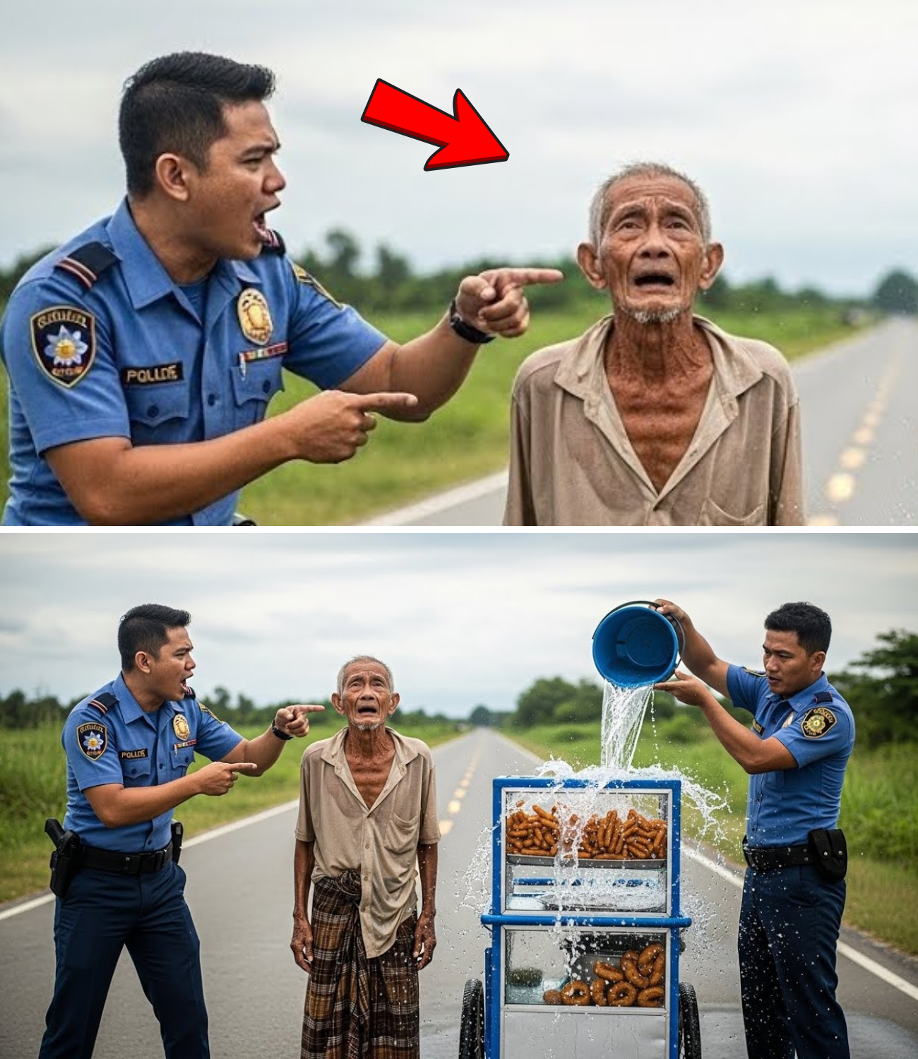 Huli sa Cam! Ang sandali kung kailan natanto ng isang mayabang na pulis na ang kinalaban niya ay ang taong nag-training sa kanyang mga heneral!