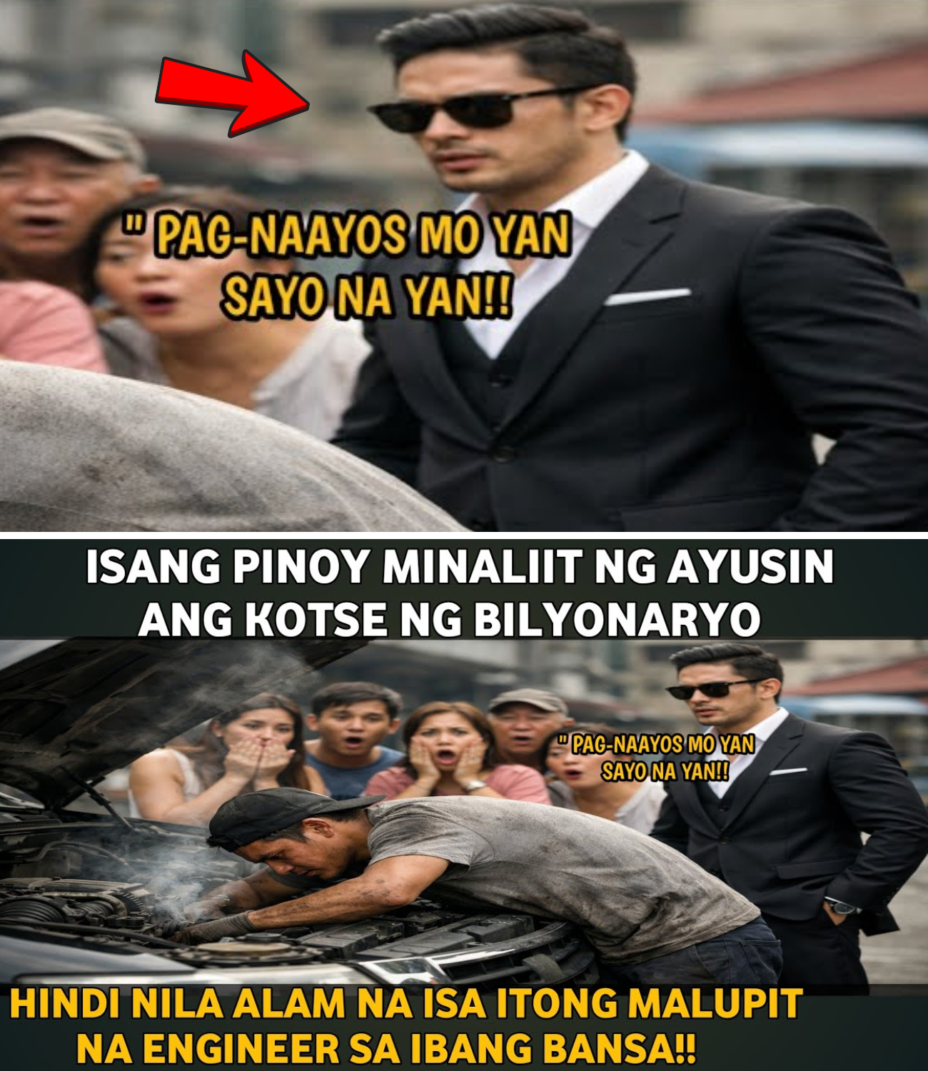 MALING TAO ANG HINAMAK! Akala nila ay ordinaryong manong lang, pero ang lalaking naka-tsinelas na ito ay isa palang MALUPIT NA ENGINEER galing abroad—Maging ang Don ay napaluhod sa kahihiyan!