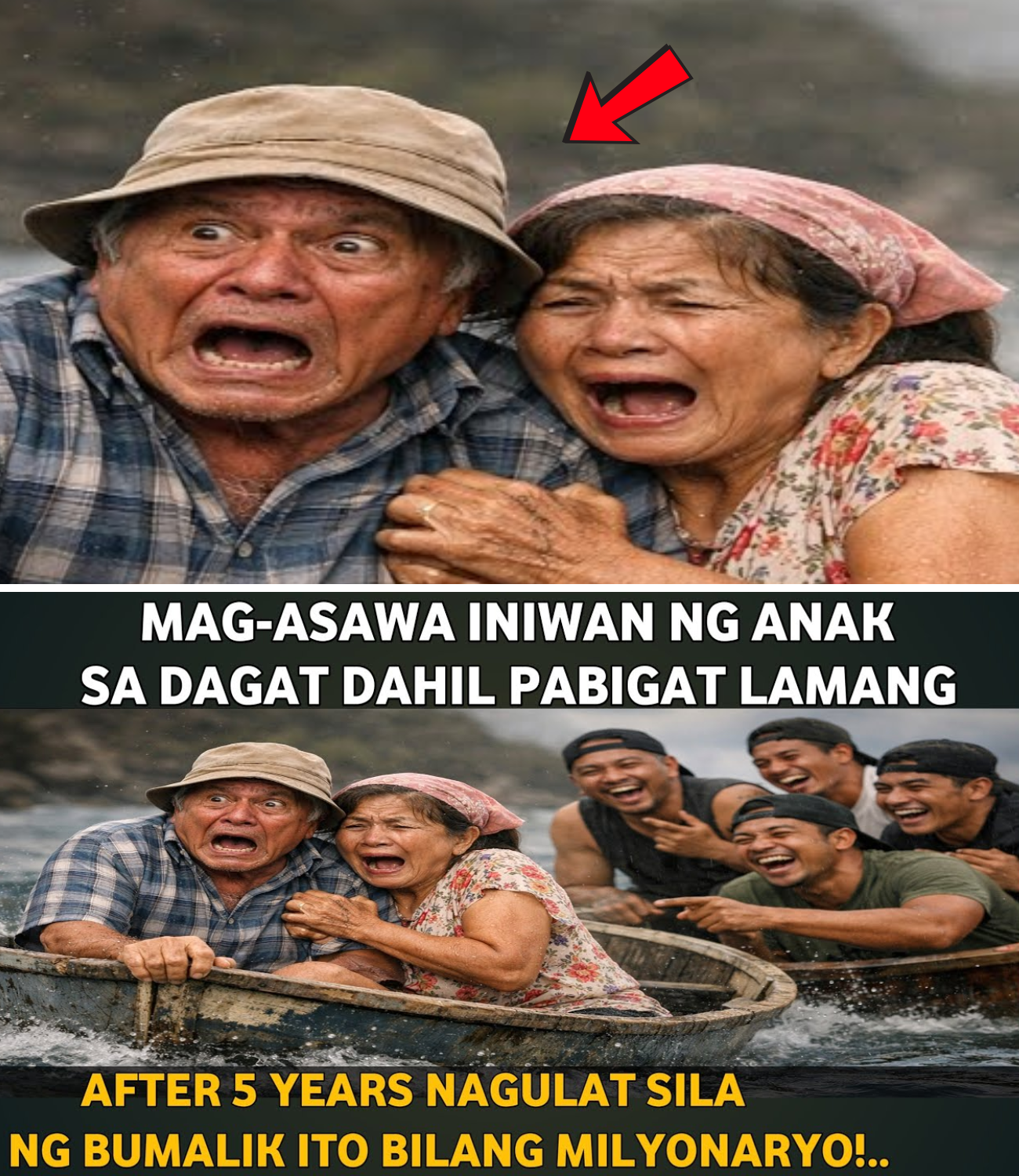 Ang Mapait na Kahapon at ang Matamis na Pagbabalik: Kwento ng Mag-asawang Tinapon sa Dagat na Nagbalik Bilang Milyonaryo