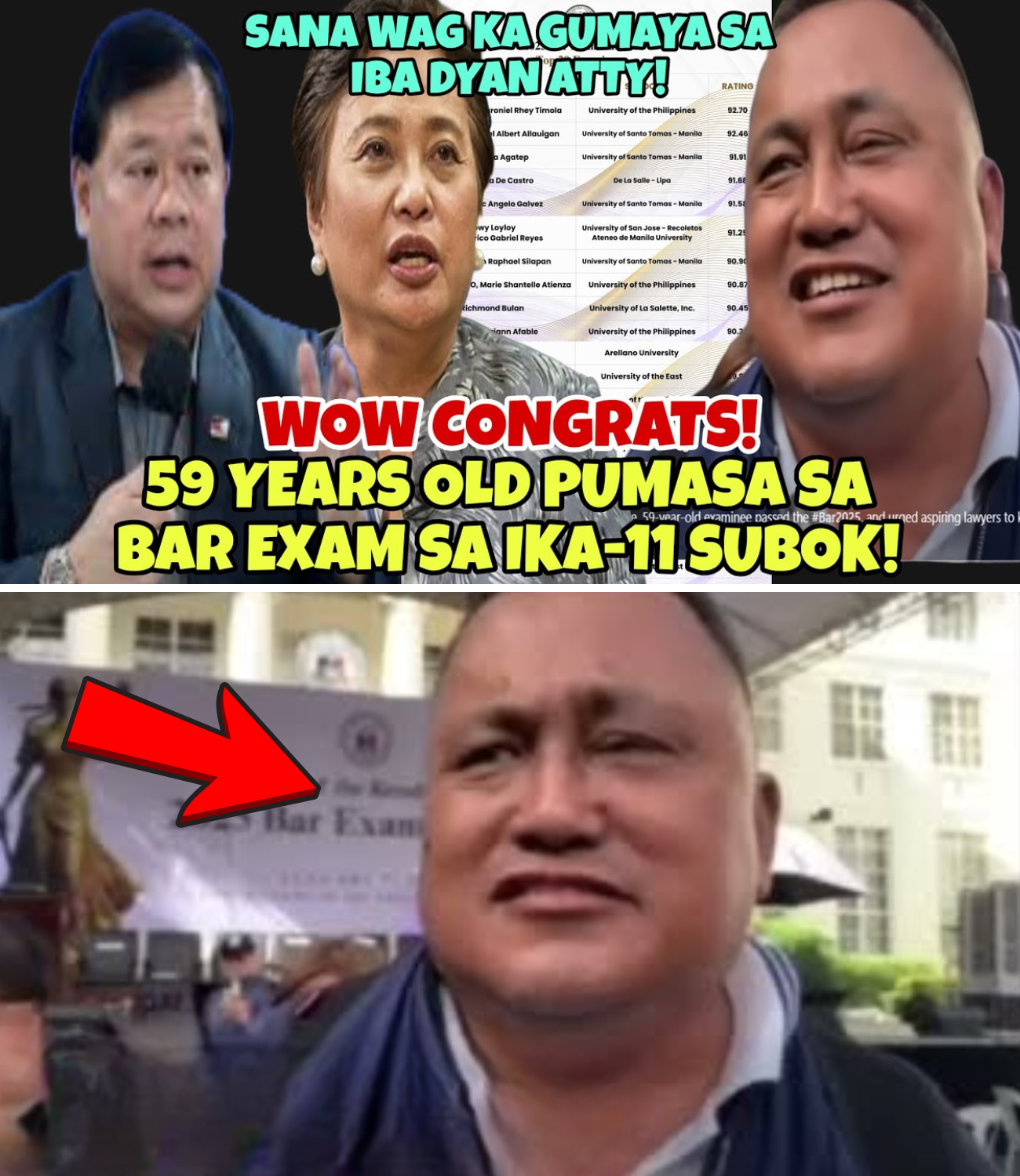 Mula High School Dropout Hanggang Maging Abogado: Ang Nakakaantig na Laban ni Lolo na 11 Beses Kumuha ng Bar Exam