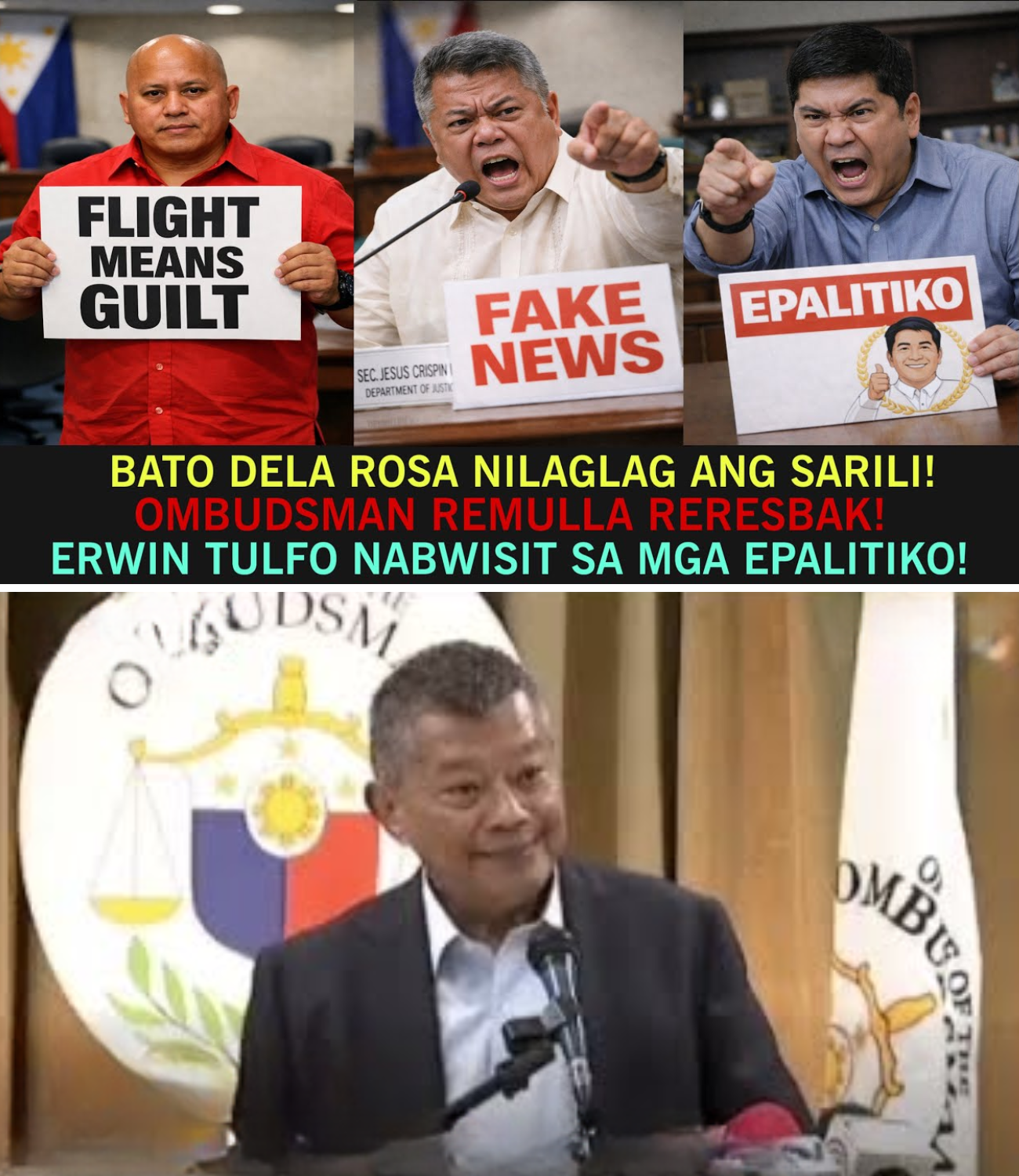 Mainit na Komprontasyon: Justice Secretary Remulla, Gigil sa mga Nagpakalat ng Fake News Tungkol sa Kanyang Kalusugan!