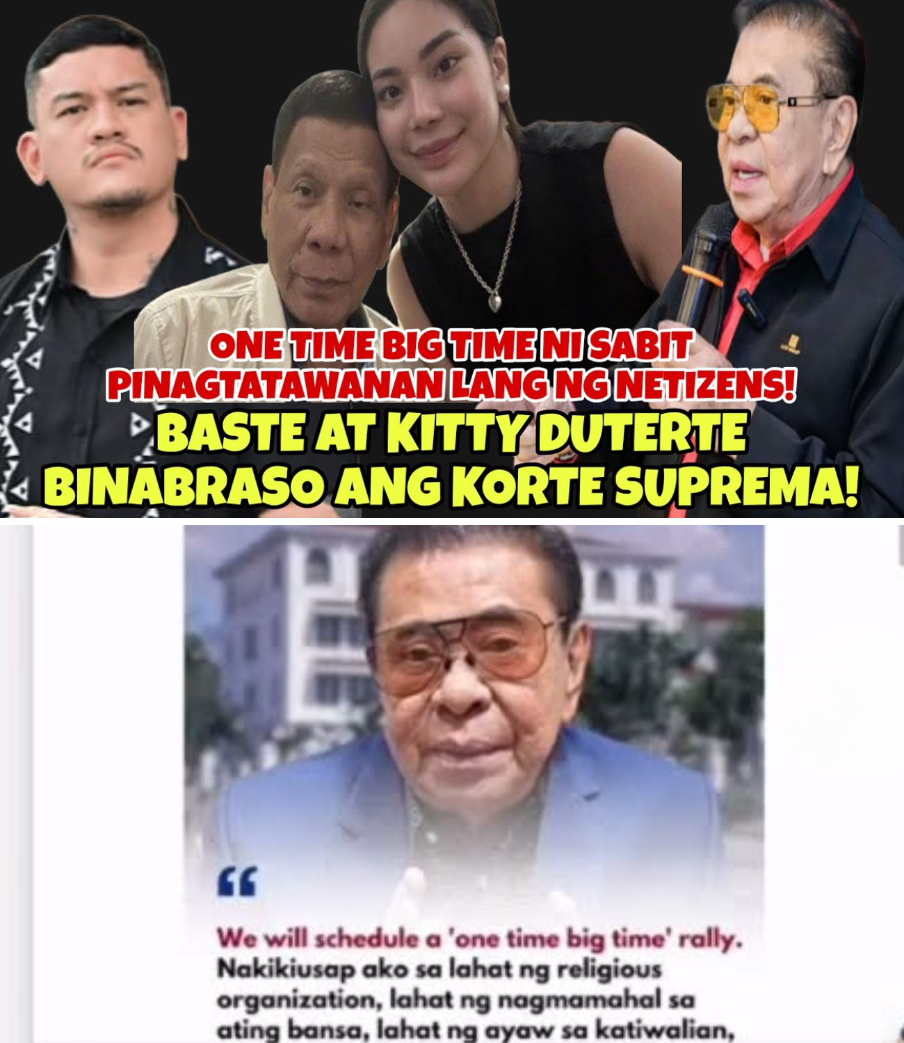 Ang Matitinding Hakbang ng mga Duterte: Utos sa Korte at ang Mainit na Usapin sa Likod ng Kanilang mga Rally