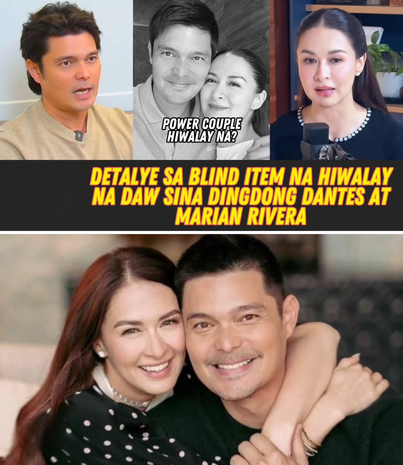 Ang Katotohanan sa Likod ng Nagbabagang Blind Item: Hiwalay na nga ba ang Primetime King and Queen na sina Dingdong Dantes at Marian Rivera?