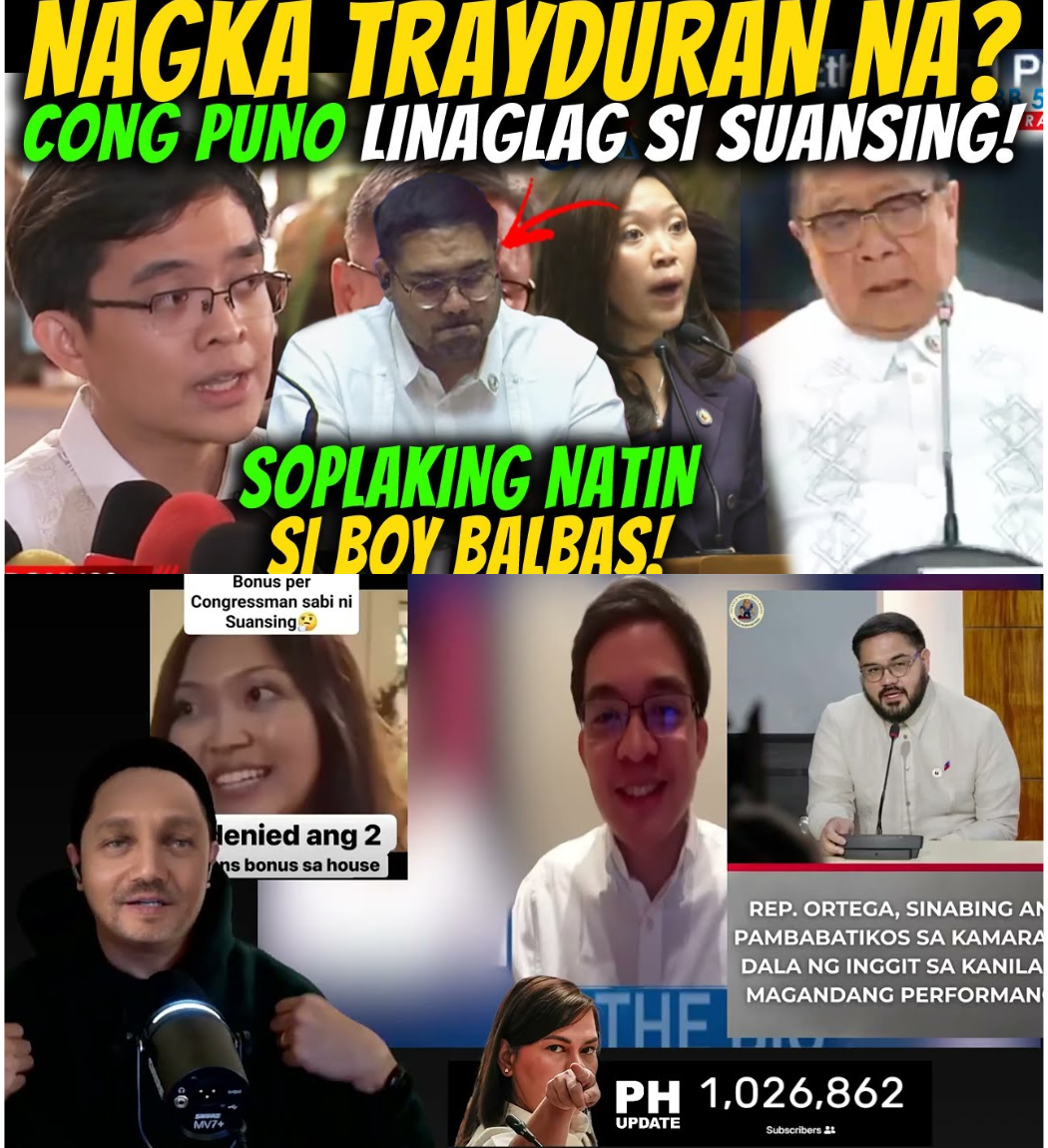 Trayduran sa Kamara: Cong Puno Ikinanta ang mga Sikretong Transaksyon ni Mika Suansing sa Gitna ng Isyu ng Suhulan at Pera