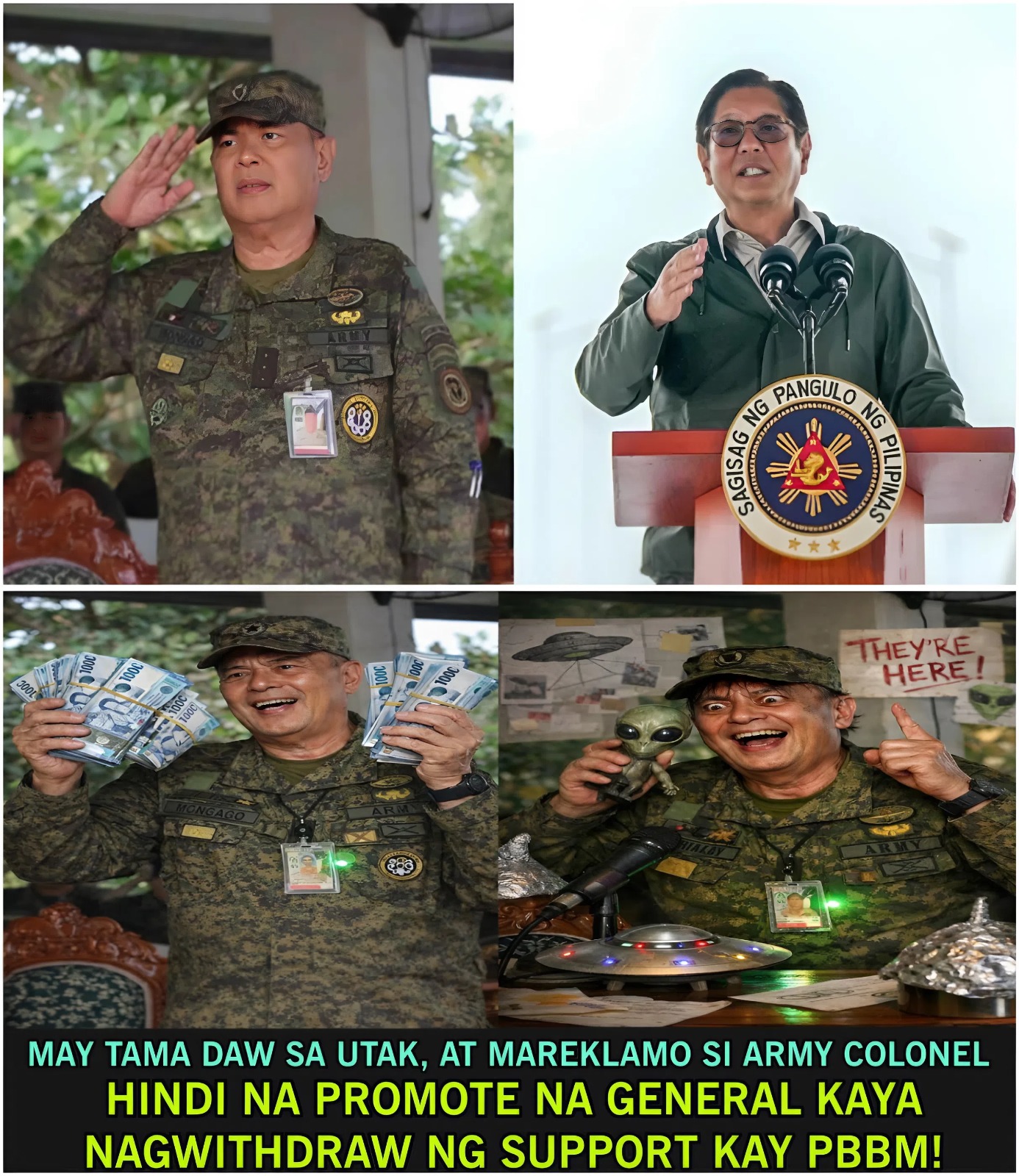 Mga Umano’y Dahilan sa Pag-withdraw ng Suporta ni Col. Mongao kay Pangulong Marcos