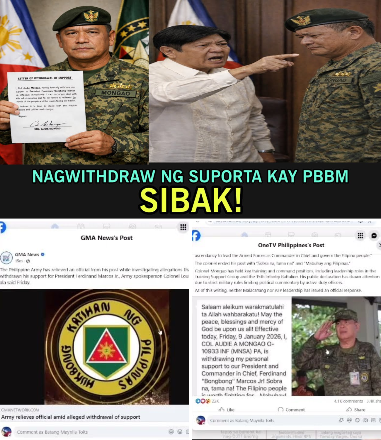 Isang Post, Isang Puwesto: Ang Kuwento sa Likod ng Pagkatanggal ng Isang Army Colonel