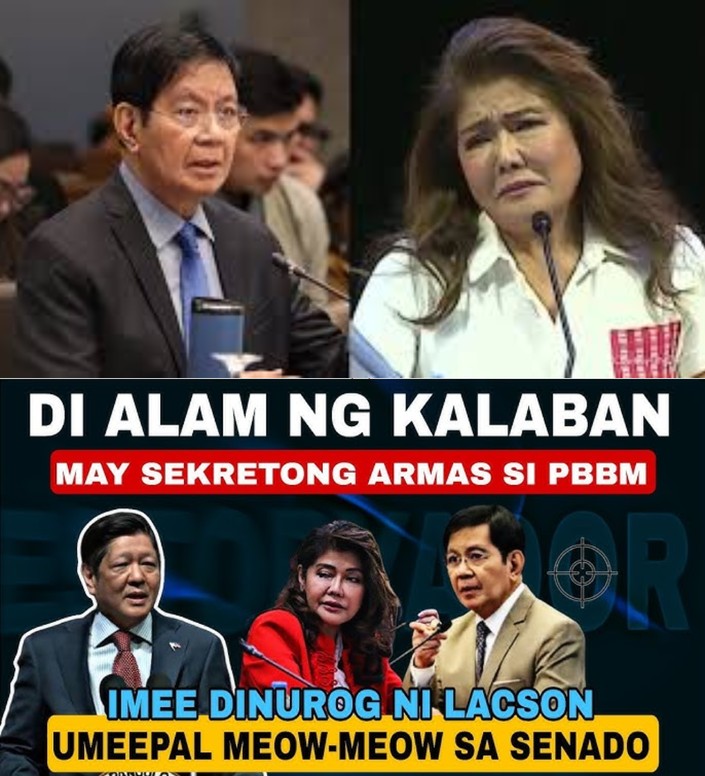 OMG!!! IMEE MEOW-MEOW SUMABOG — DUROG SI LACSON?! PBBM MAY LIHIM NA ARMAS NA LUMALABAS NG DI INASAHAN! 😱