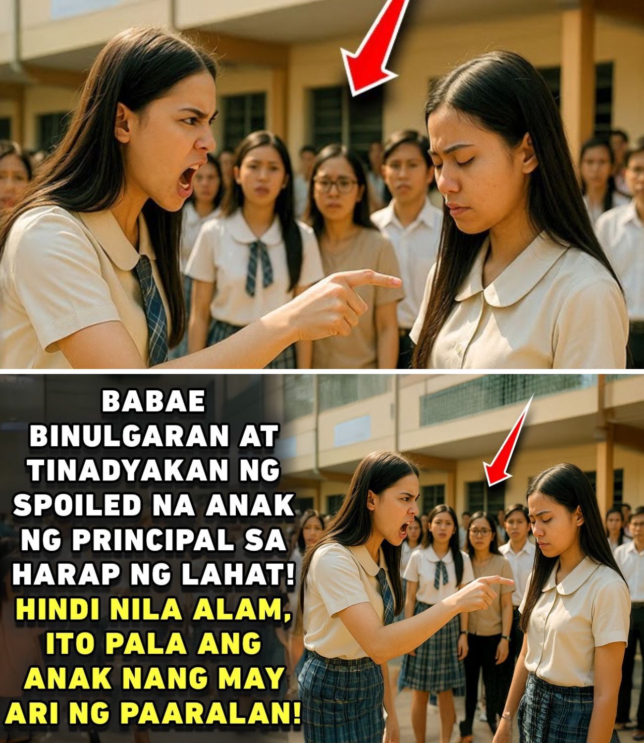 BABAE BINULGARAN AT TINADYAKAN NG SPOILED NA ANAK NG PRINCIPAL SA HARAP NG LAHAT, HINDI NILA ALAM…