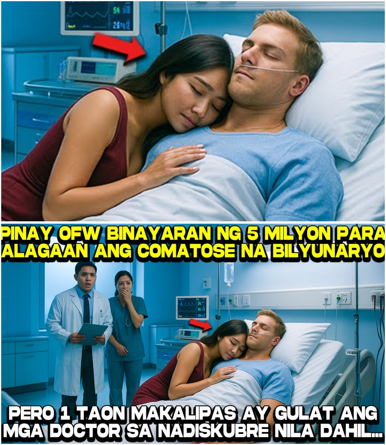 Pinay OFW Binayaran ng ₱5 Milyon para Alagaan ang Comatose na Bilyunaryo—Ngunit Isang Lihim ang Tuluyang Nagpabago ng Lahat