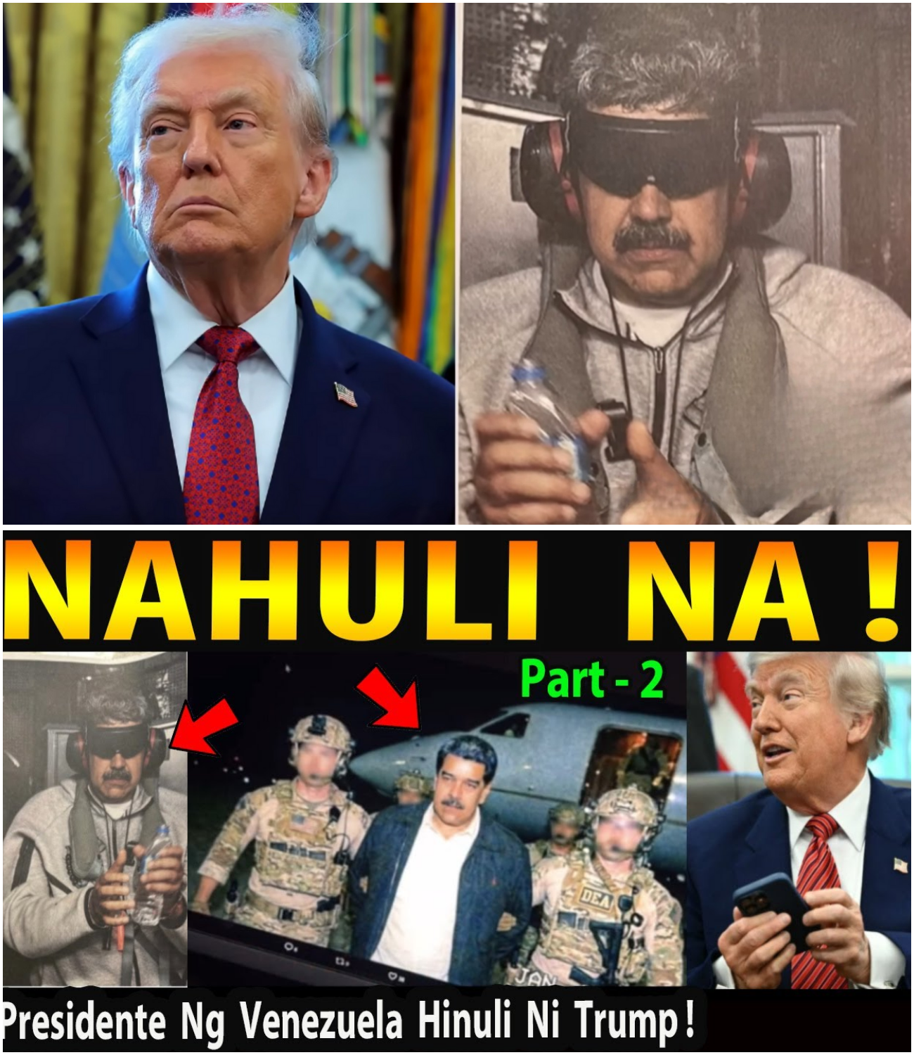Pangulo ng Venezuela, Umano’y “Nahuli” sa Isang Operasyon na Inuugnay kay Trump, Mundo Nagulat