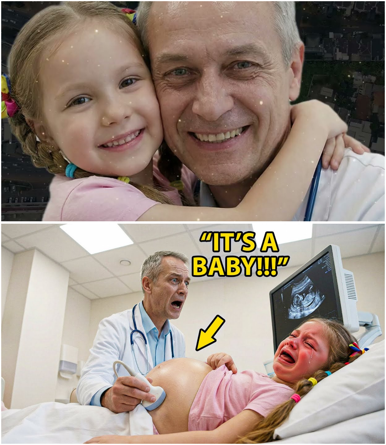 Batang Babae Umiyak sa Doktor: “May Inilagay si Daddy sa Tiyan Ko” — Ultrasound ang Nagbunyag ng Bangungot