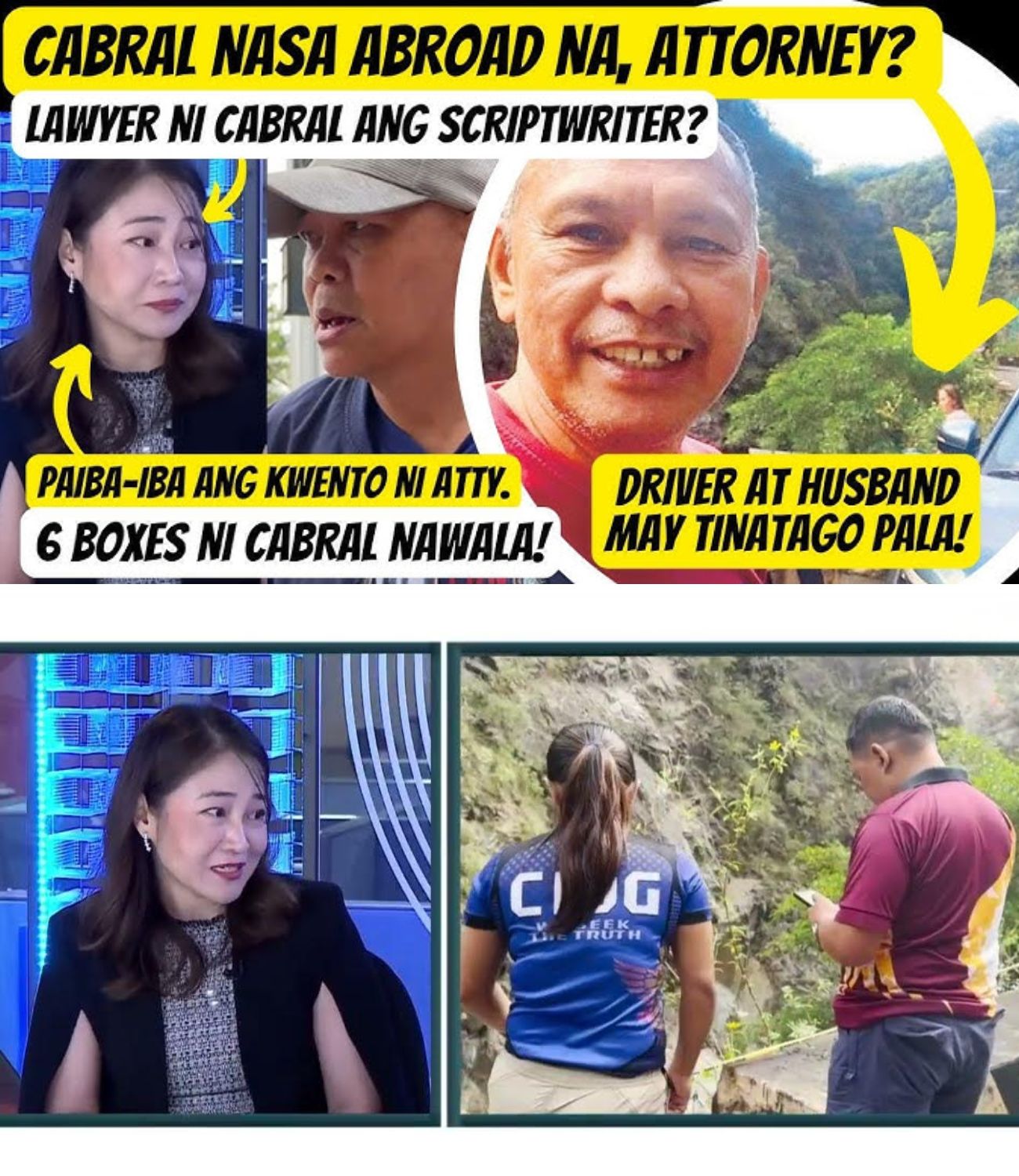 CABRAL, NASA ABROAD NA NGA BA? MGA PAHANAYAG NG ABOGADO, PINAGDUDAHAN DAHIL PAIBA-IBA AT HINDI TUGMA SA MGA NANGYAYARI