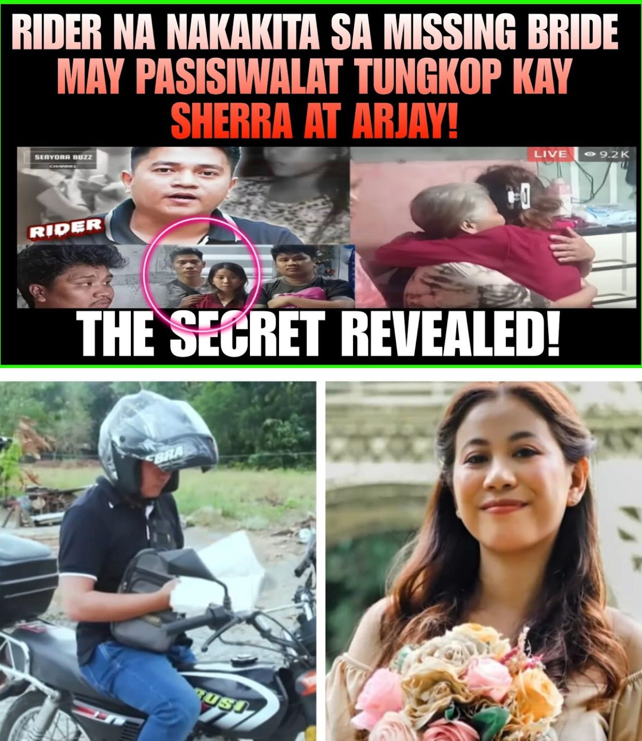 “Missing Bride” Shera De Juan, Natagpuang “Gusgusin” at Tuliro ng Isang Rider: Ang Misteryo ng Kanyang Paglalakad sa Dilim at ang 150K na Pabuya