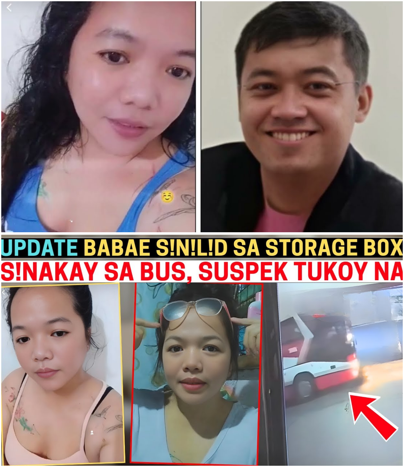 Babaeng Natagpuan sa Storage Box at Isinakay sa Bus, Suspek Kusang Sumuko Matapos Lumabas ang CCTV