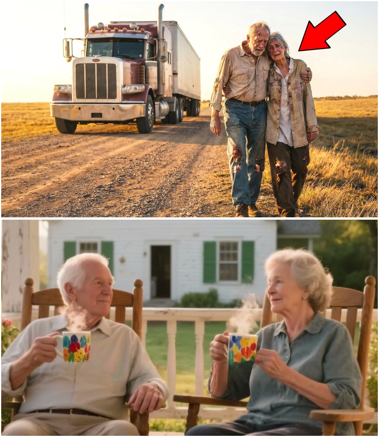 Matandang Mag-asawa, Binugbog at Iniwan sa Gilid ng Kalsada—Isang Desisyon ng Trucker ang Tuluyang Nagbago ng Lahat