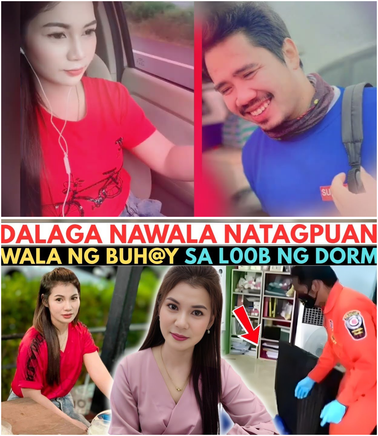 Babaeng Empleyado ng Gobyerno Nawawala, Natagpuan sa Loob ng Dorm ng Kanyang Boyfriend sa Kulong