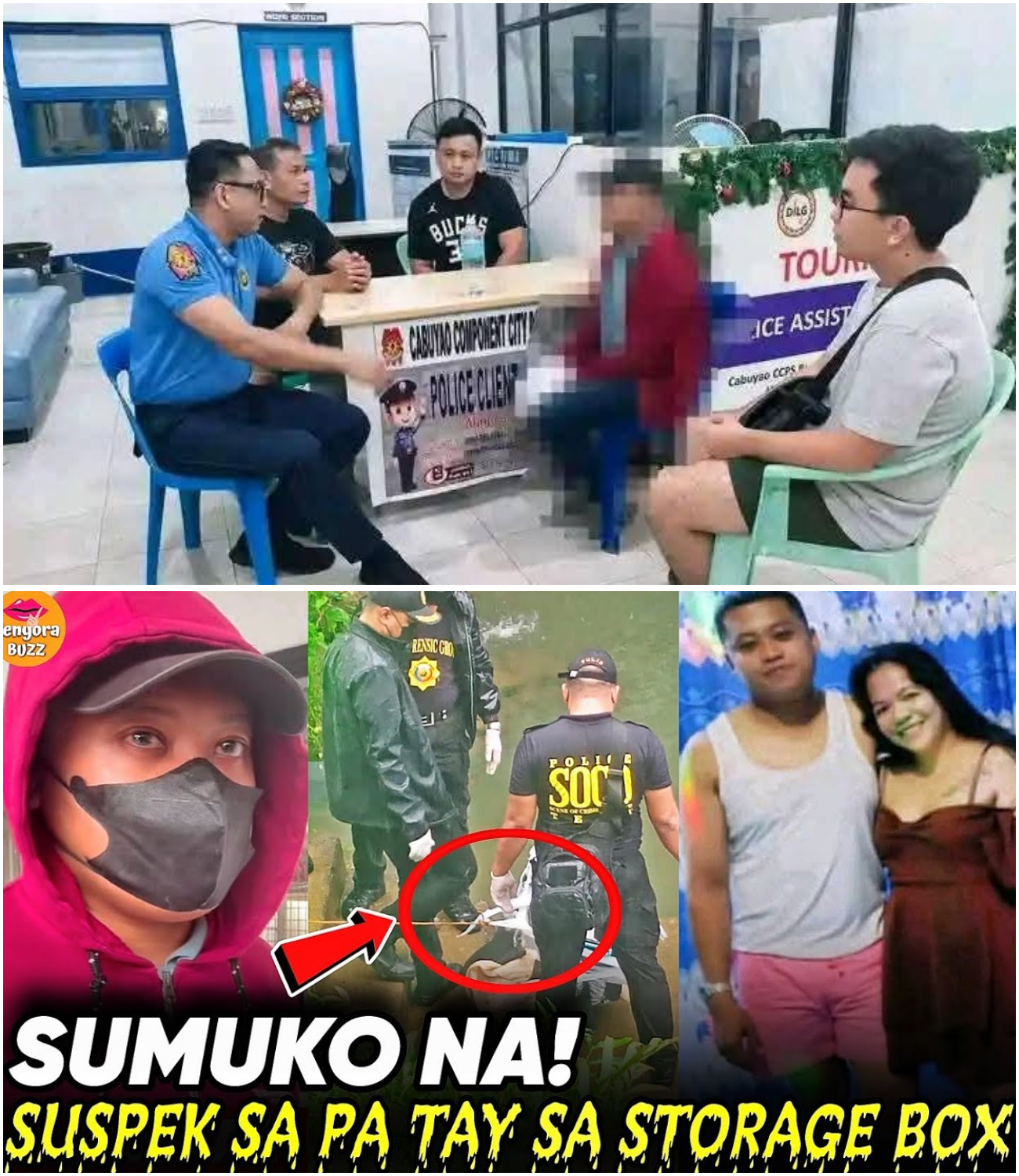 Bangkay sa Storage Box, Nabunyag ang Suspek: Live-in Partner Kusang Sumuko sa mga Awtoridad