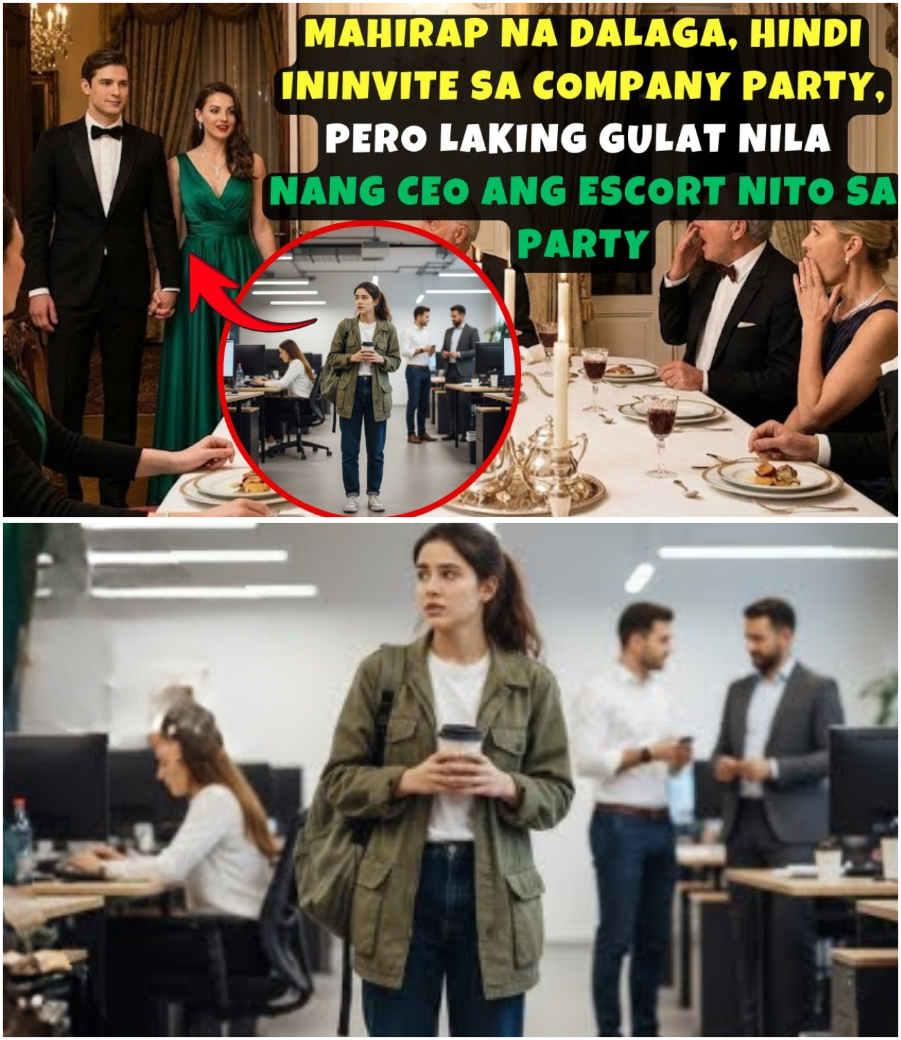 Mahirap na Dalaga, Hindi Inimbitahan sa Company Party—Ngunit Laking Gulat Nila Nang CEO Mismo ang Naging Escort Niya