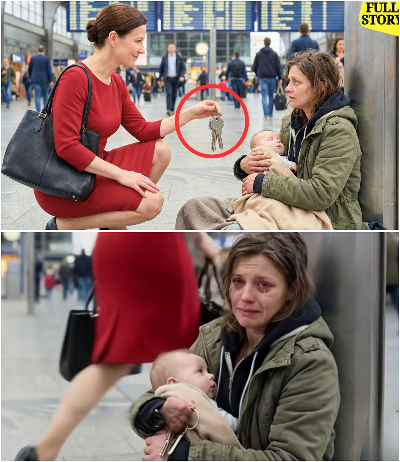 Nahuli sa Eroplano ang Babaeng CEOโIsang Pulubing Ina ang Tinulungan, At Doon Tuluyang Nagbago ang Kanyang Buhay