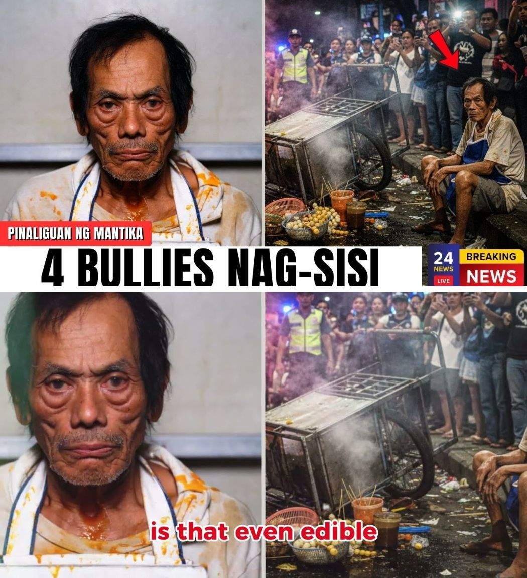 Hustisya sa Kalsada ng Quiapo: Fishball Vendor, Napilitang Gumanti ng Kumukulong Mantika Laban sa Apat na Kabataang Lasing na Nambastos at Nanira ng Kanyang Kabuhayan