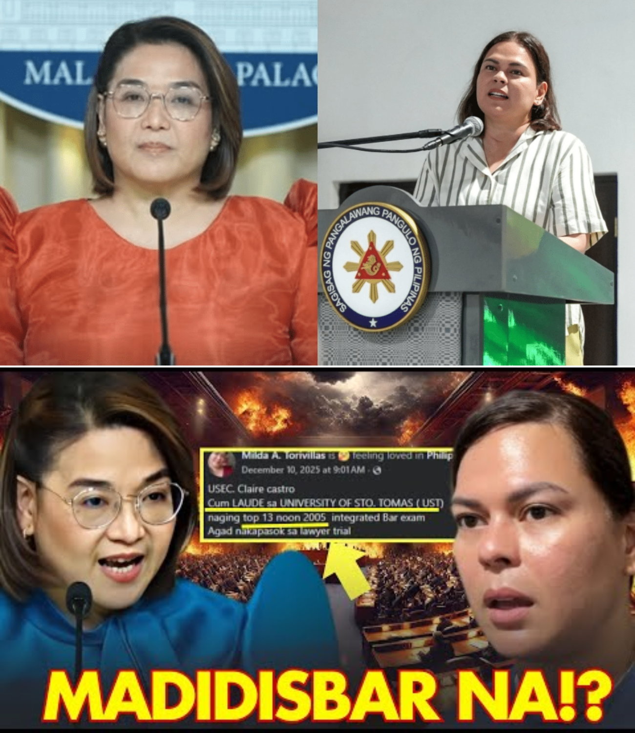 Mula “Chucky” hanggang Disbarment: Paano Binaligtad ni Usec. Claire Castro ang Batikos kay VP Sara Duterte
